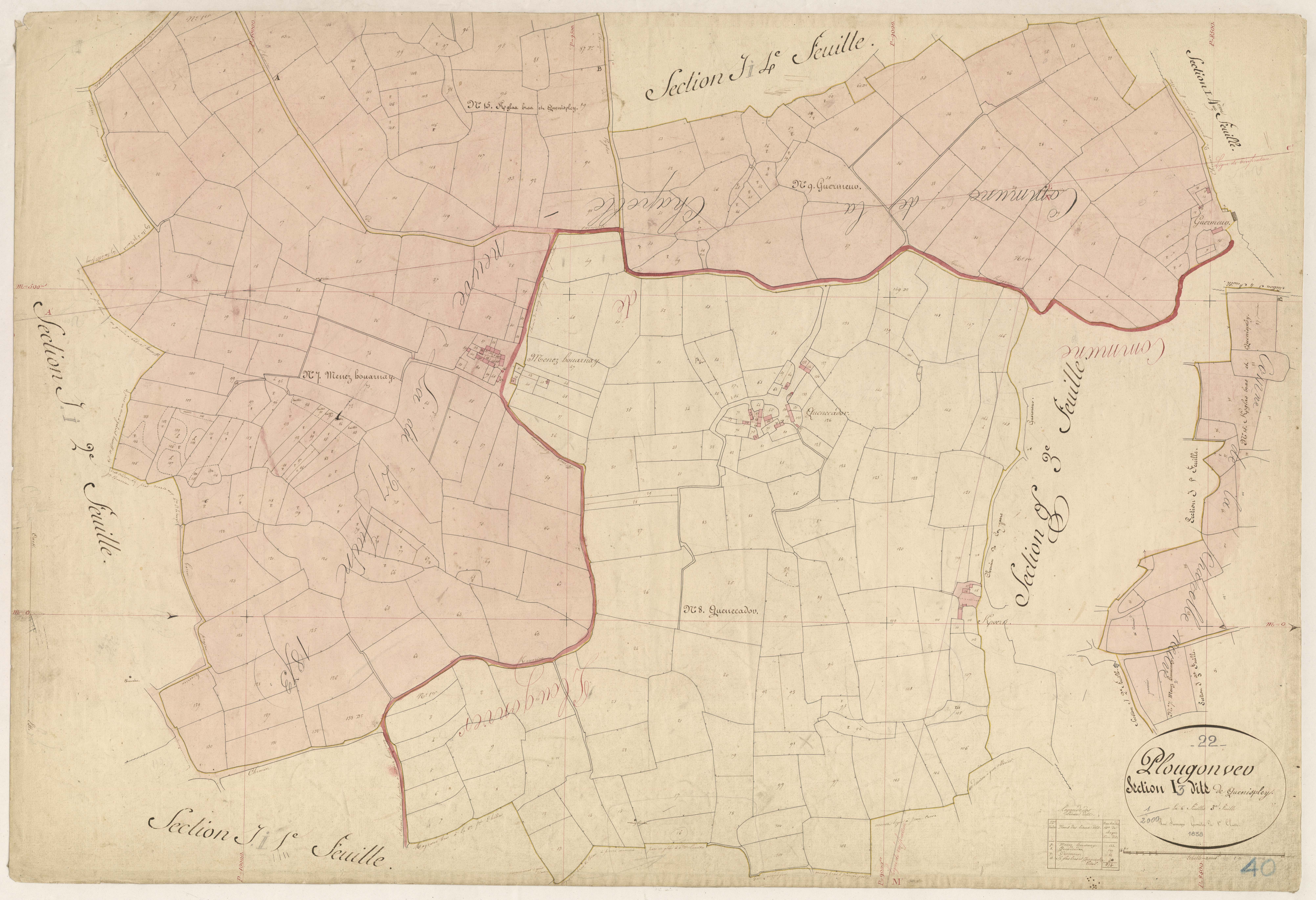 Plougonver - Section I, 3e feuille