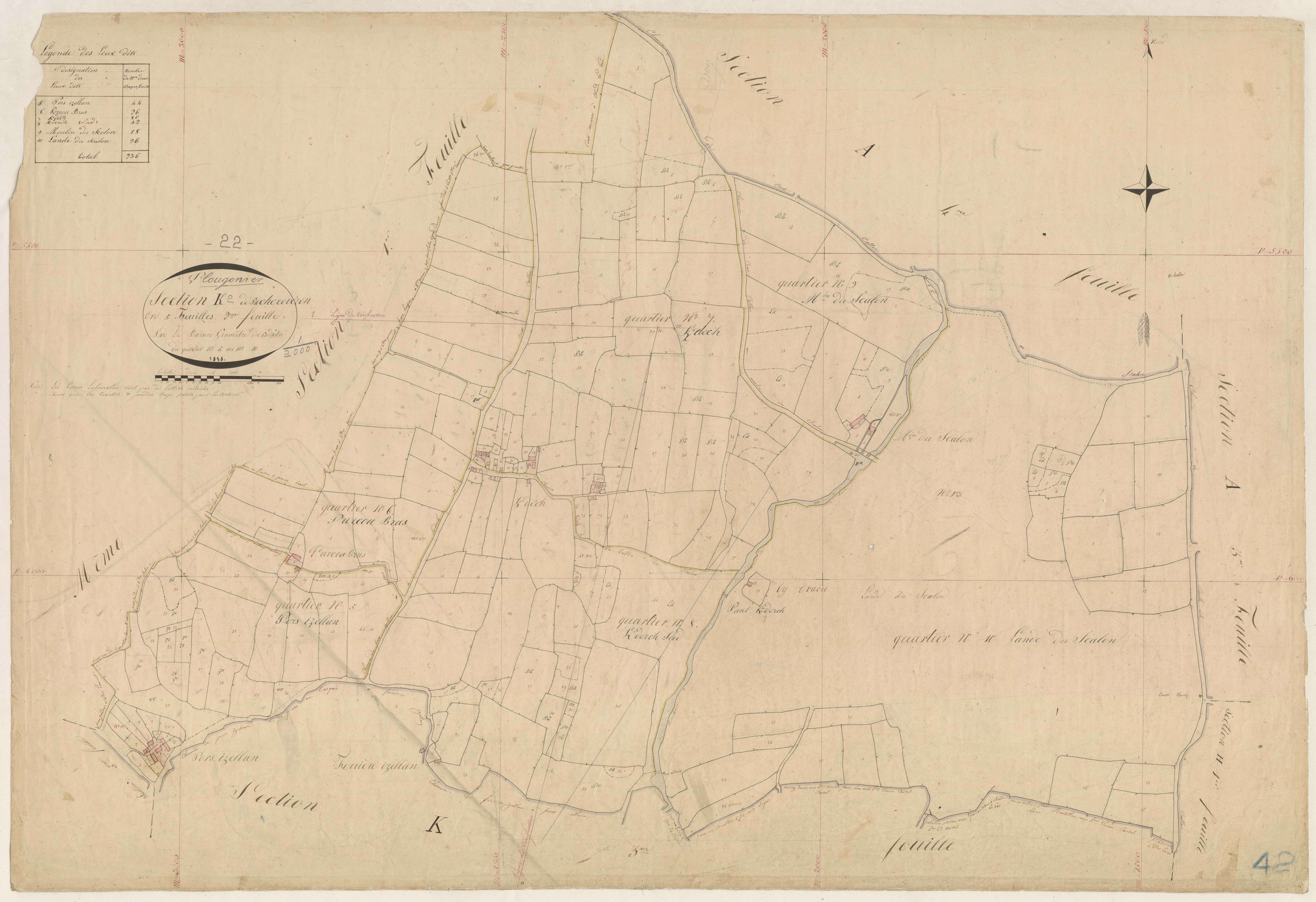 Plougonver - Section K, 2e feuille