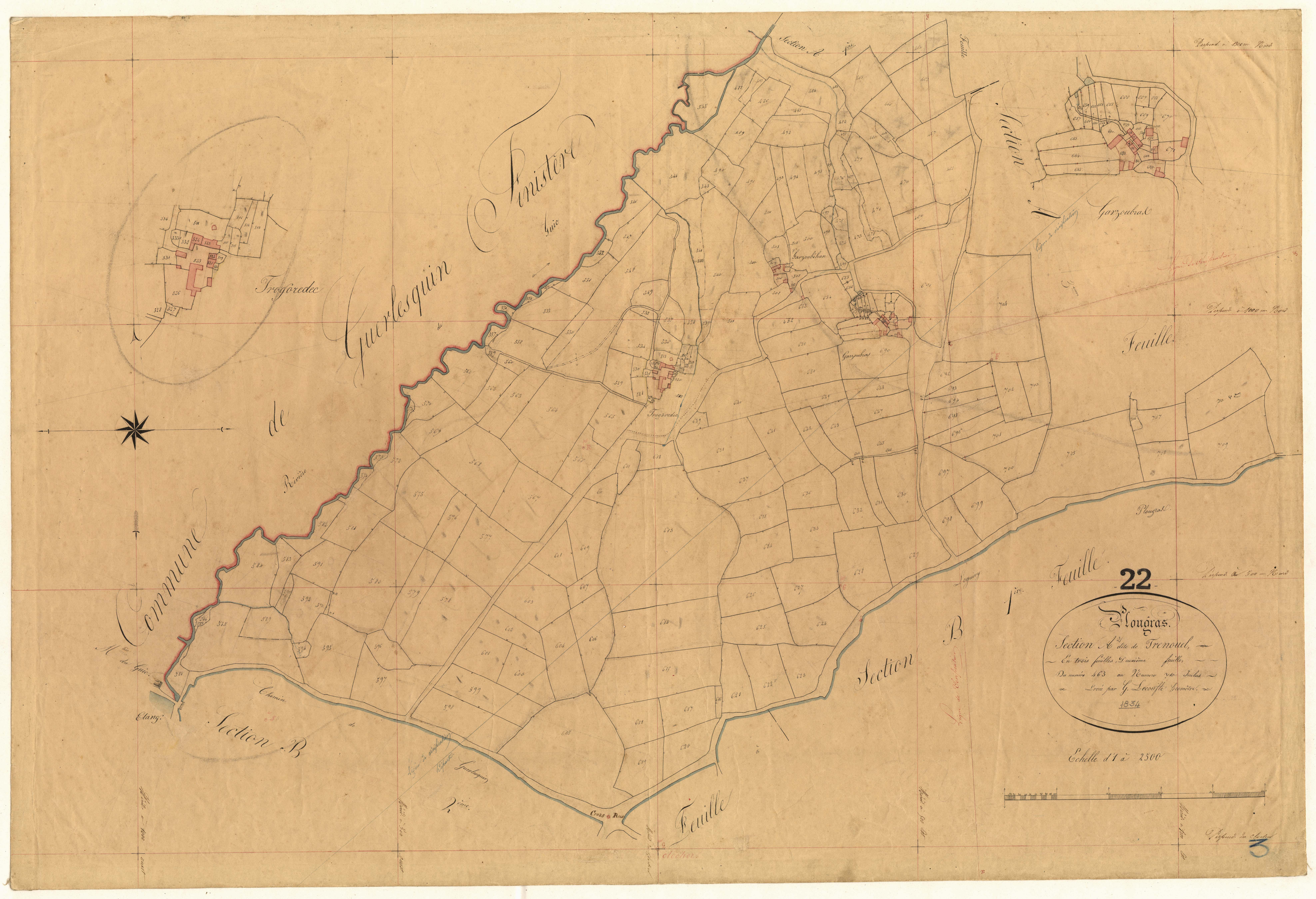 Plougras - Section A, 2e feuille