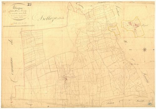 Plougras - Section E, 1re feuille