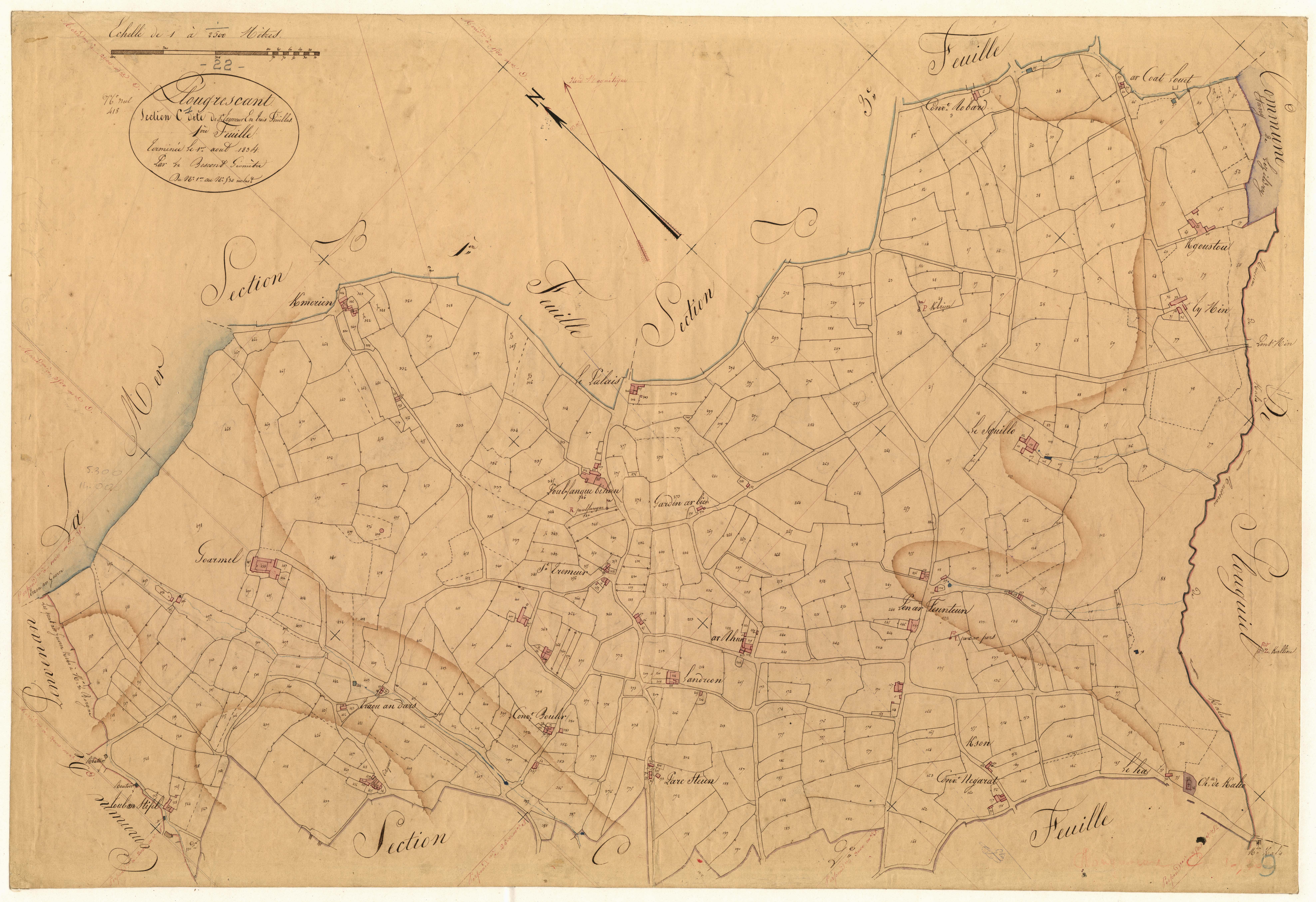 Plougrescant - Section C, 1re feuille