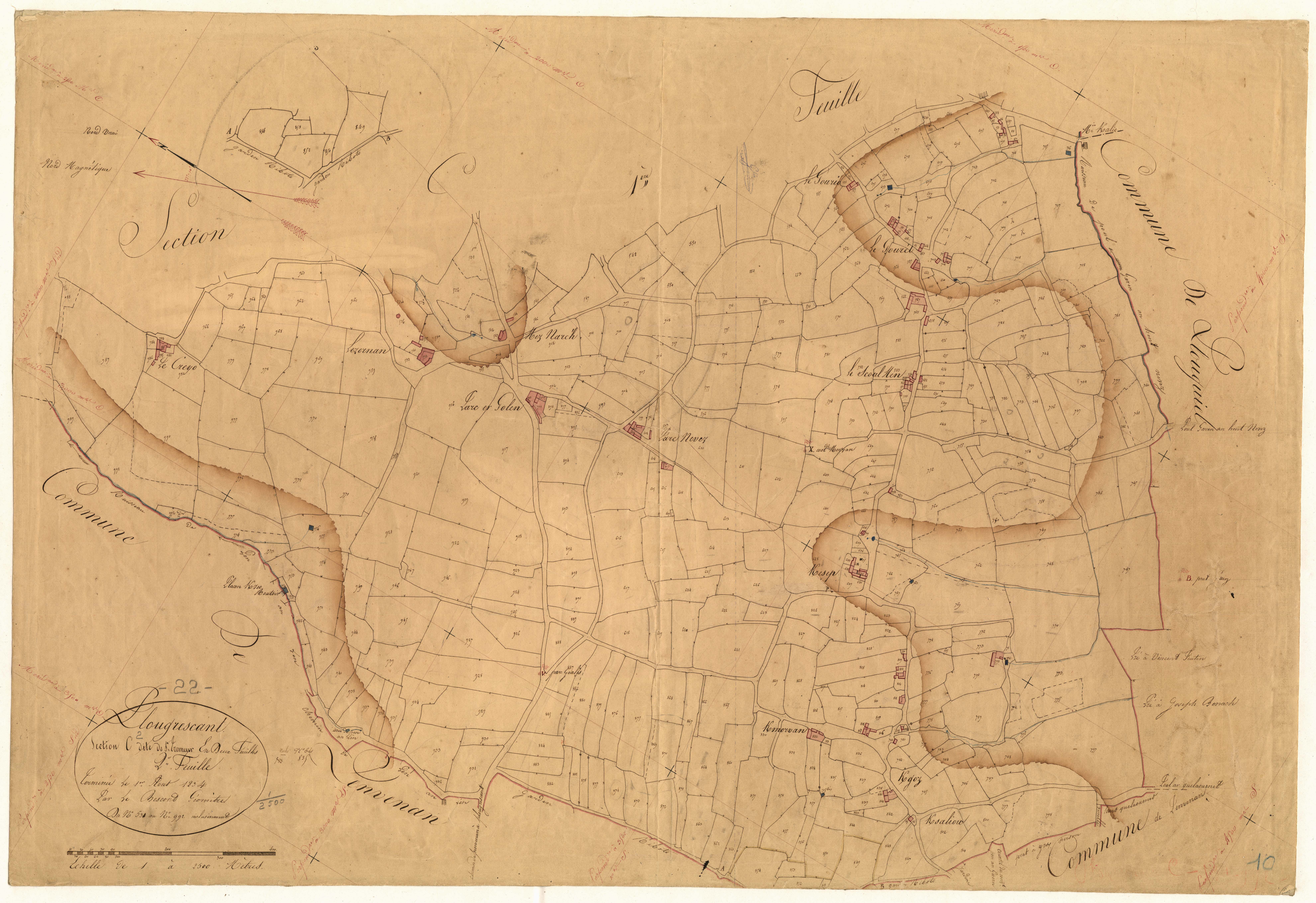 Plougrescant - Section C, 2e feuille