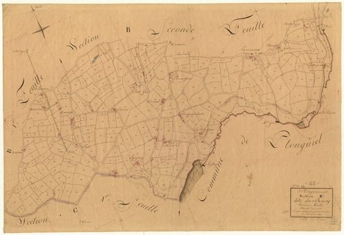 Plougrescant - Section B, 3e feuille