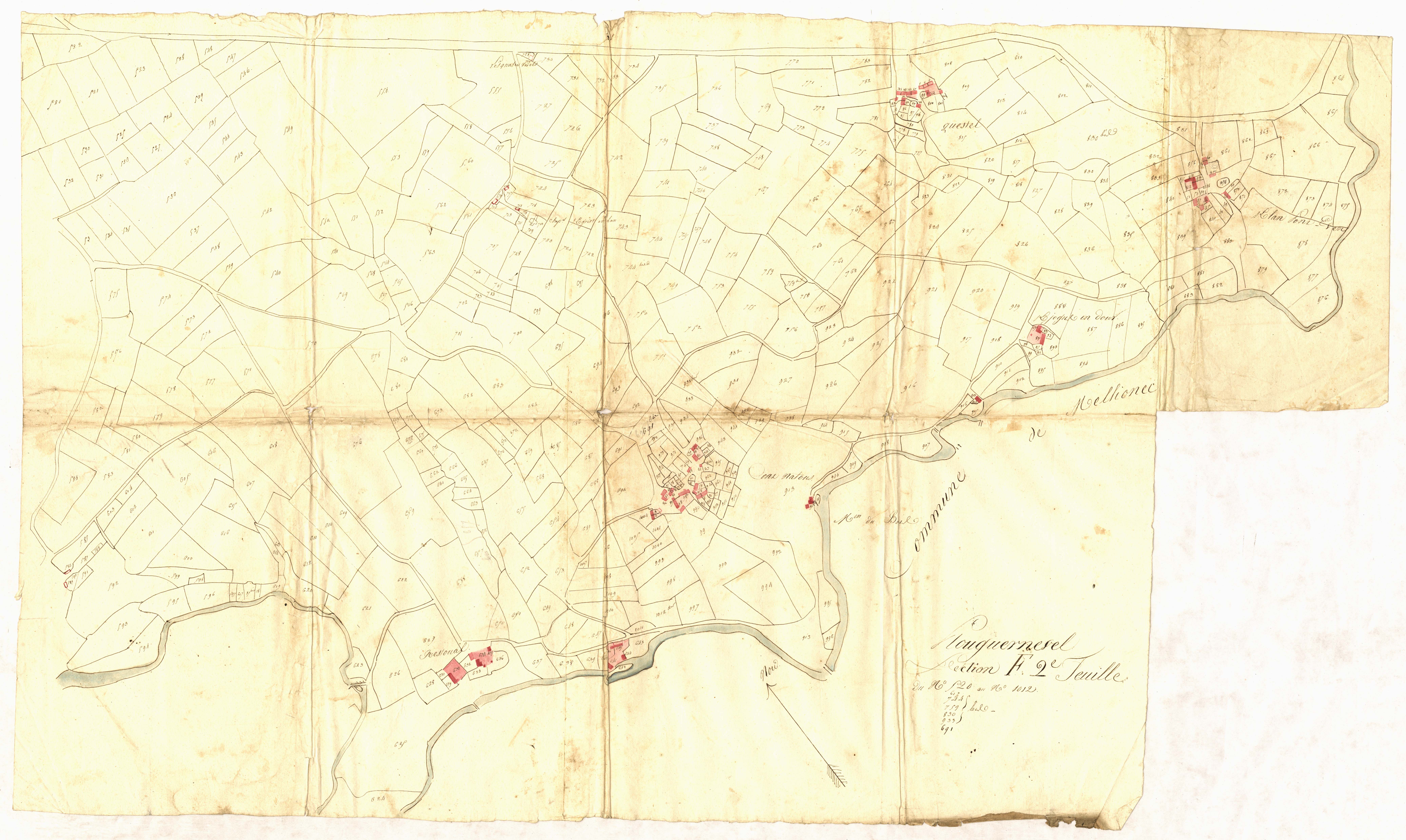 Plouguernével - Section F, 2e feuille