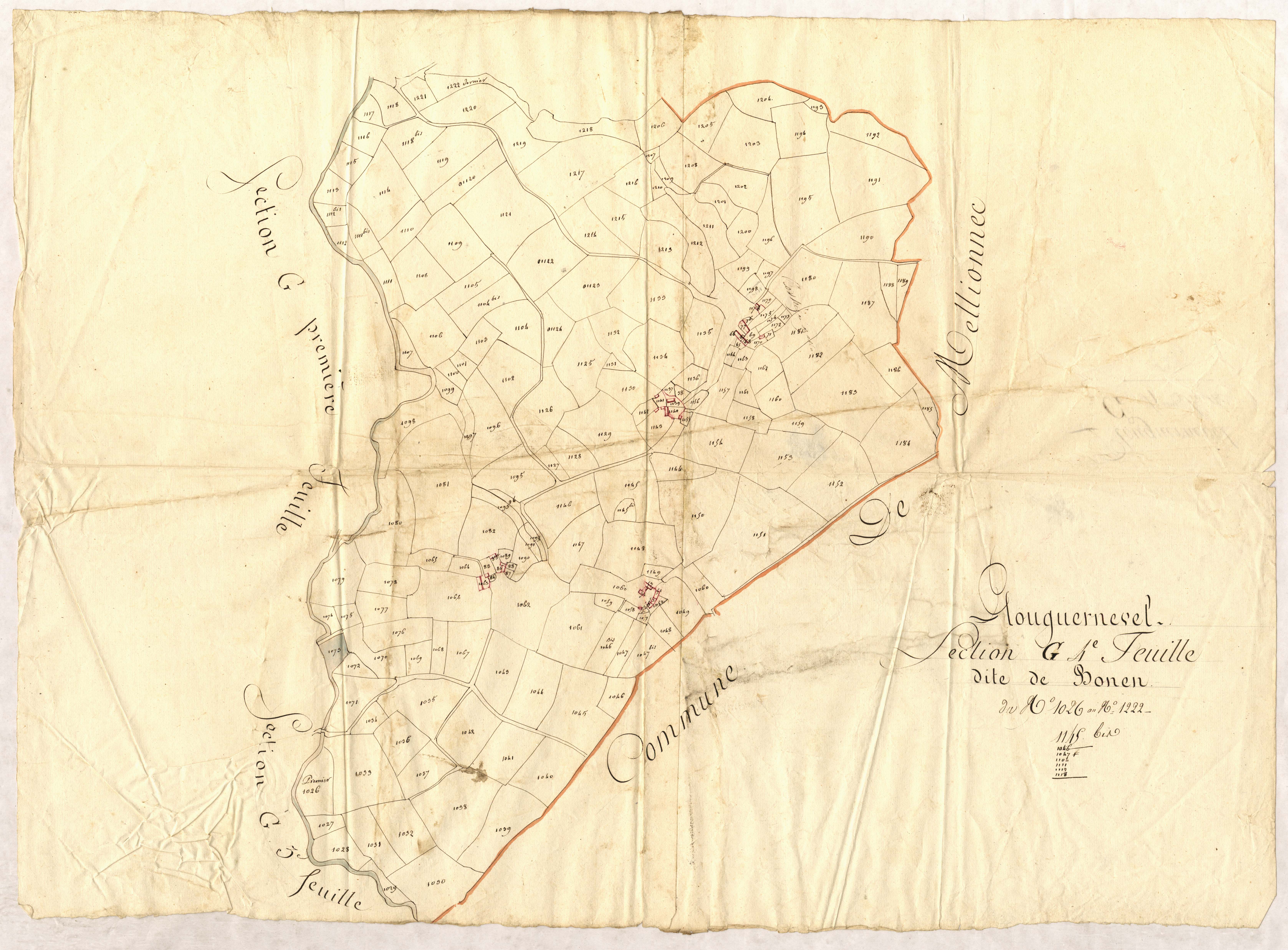Plouguernével - Section G, 4e feuille