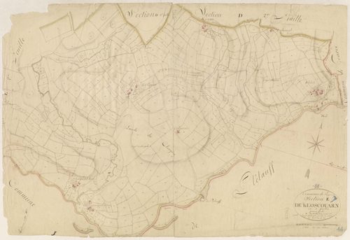 Plouguernével - Section E, 1re feuille