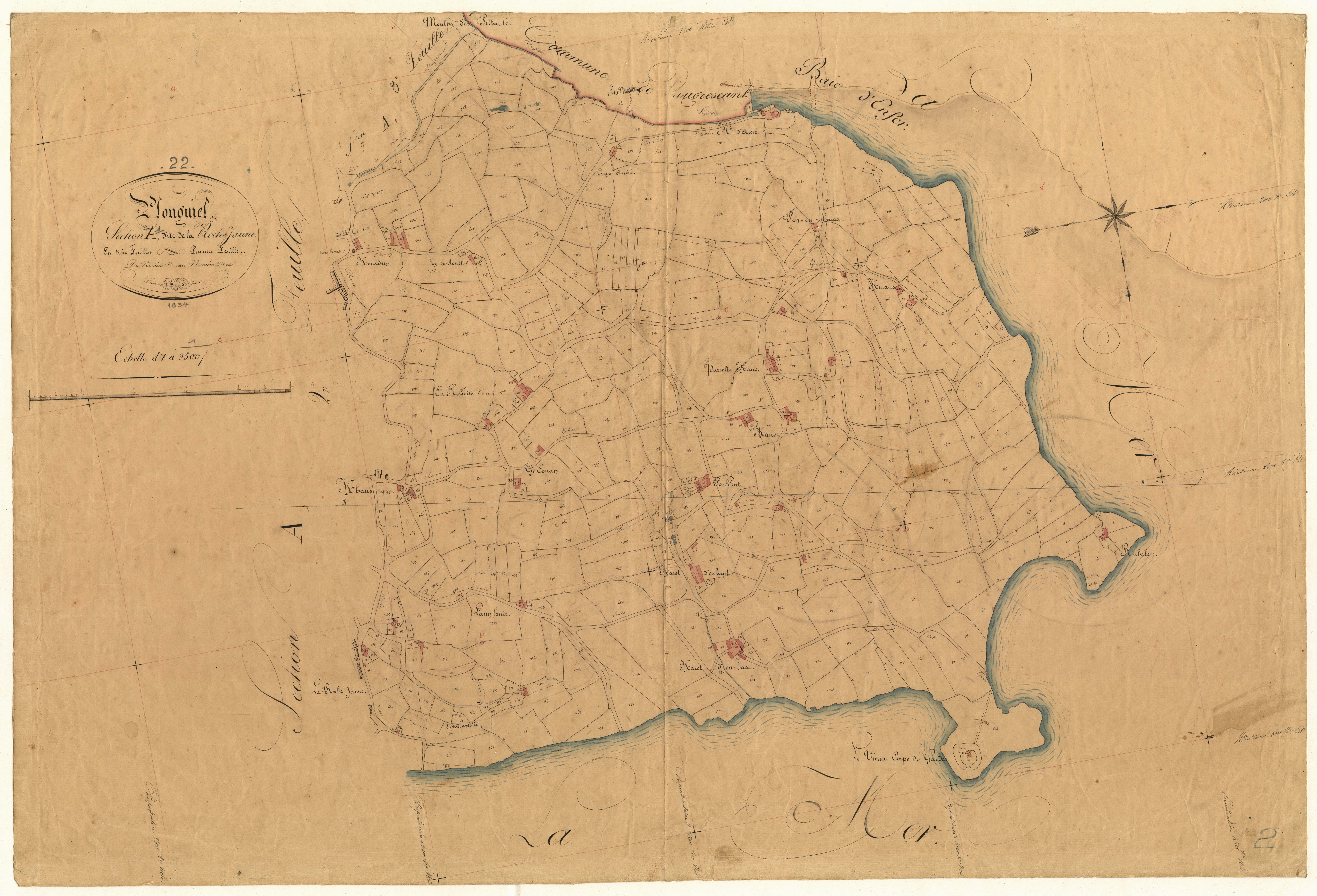 Plouguiel - Section A, 1re feuille