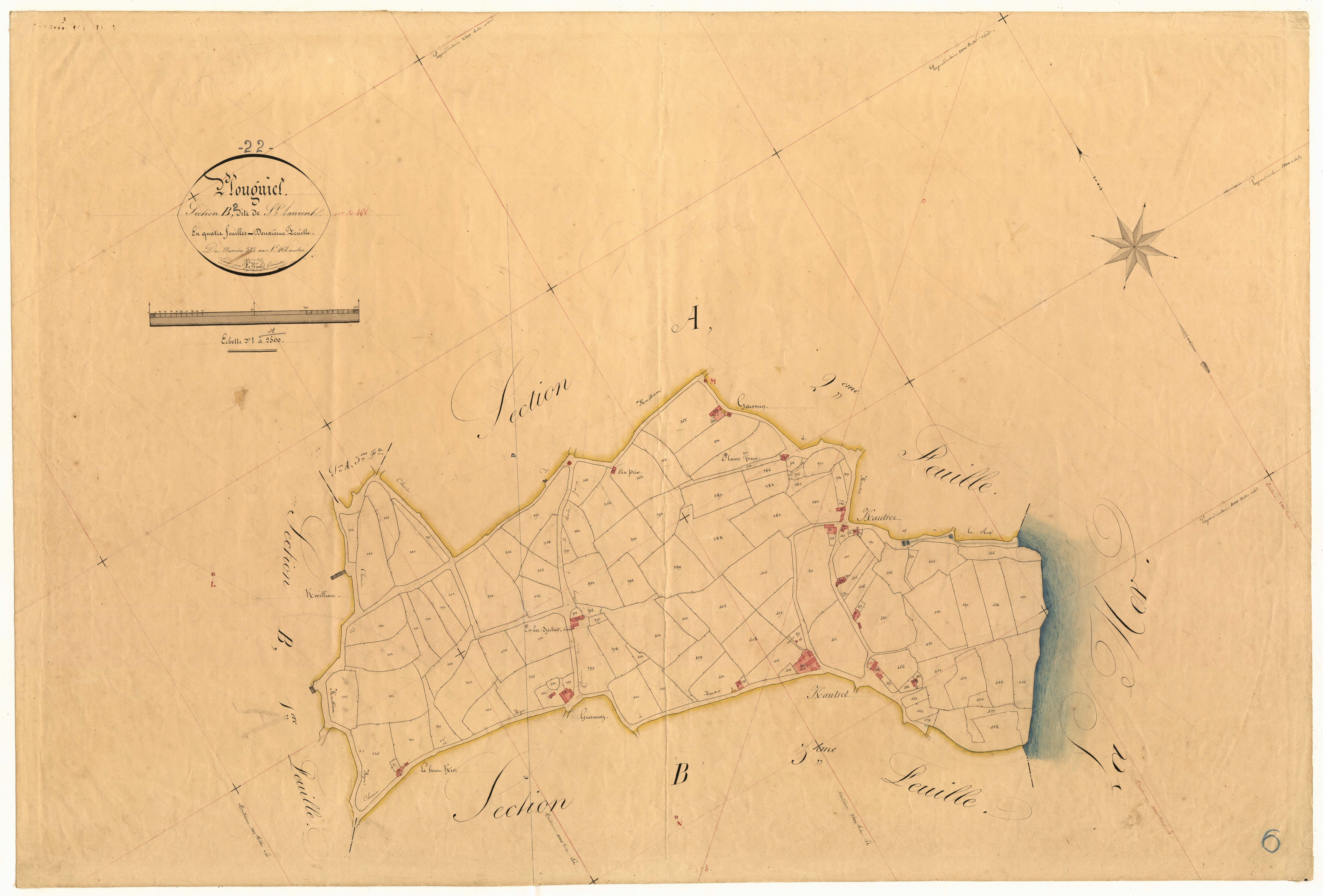 Plouguiel - Section B, 2e feuille