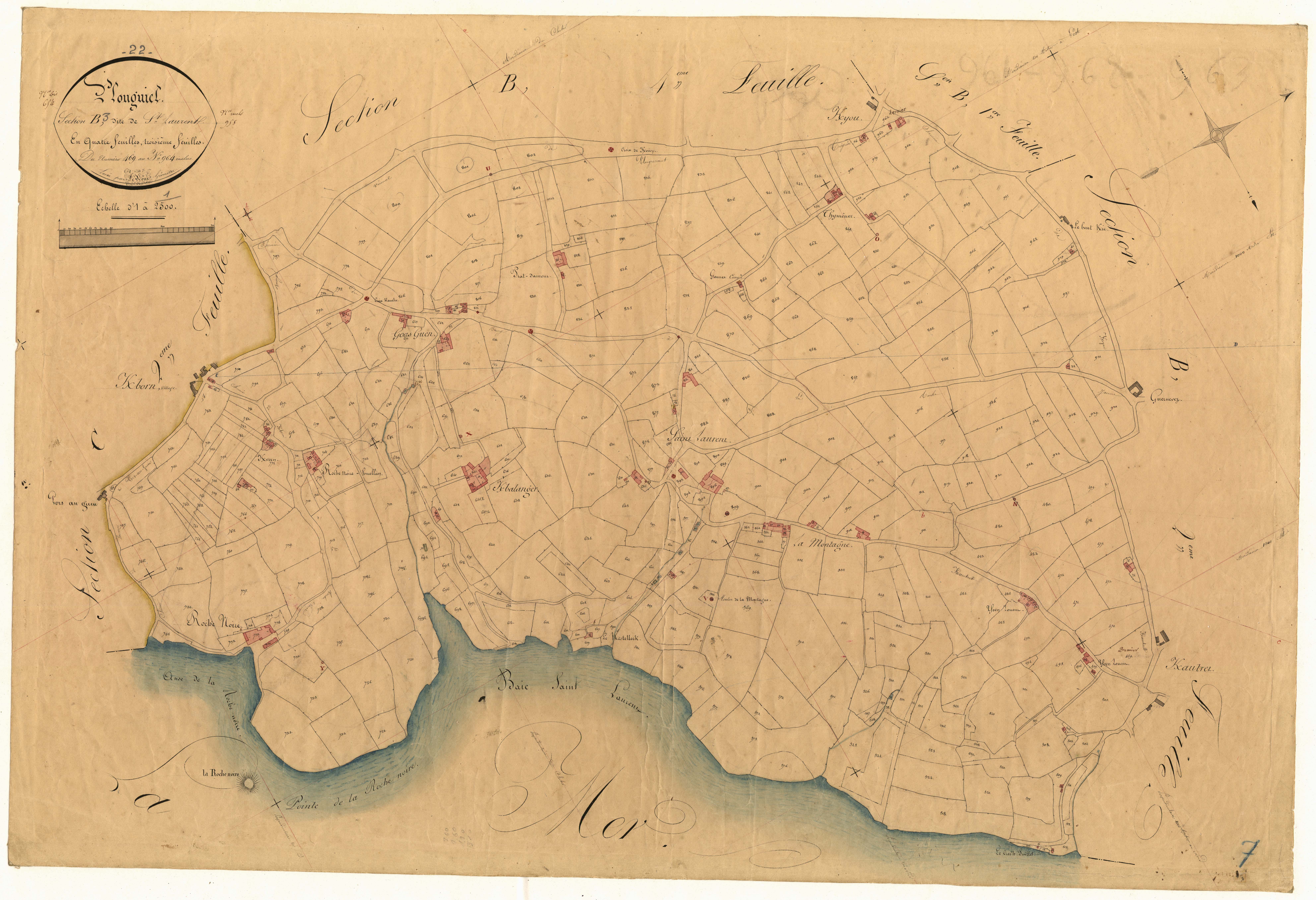 Plouguiel - Section B, 3e feuille