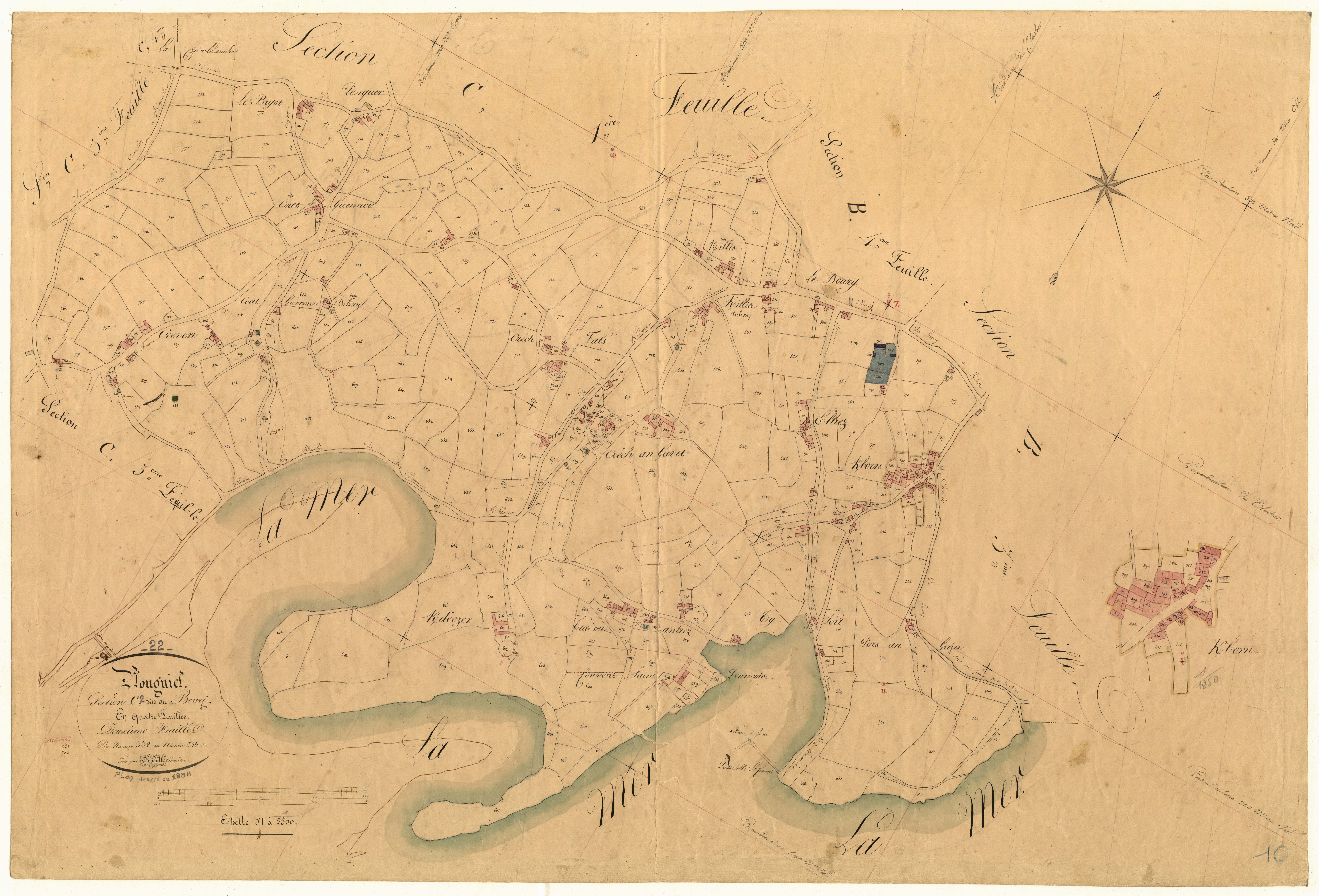 Plouguiel - Section C, 2e feuille