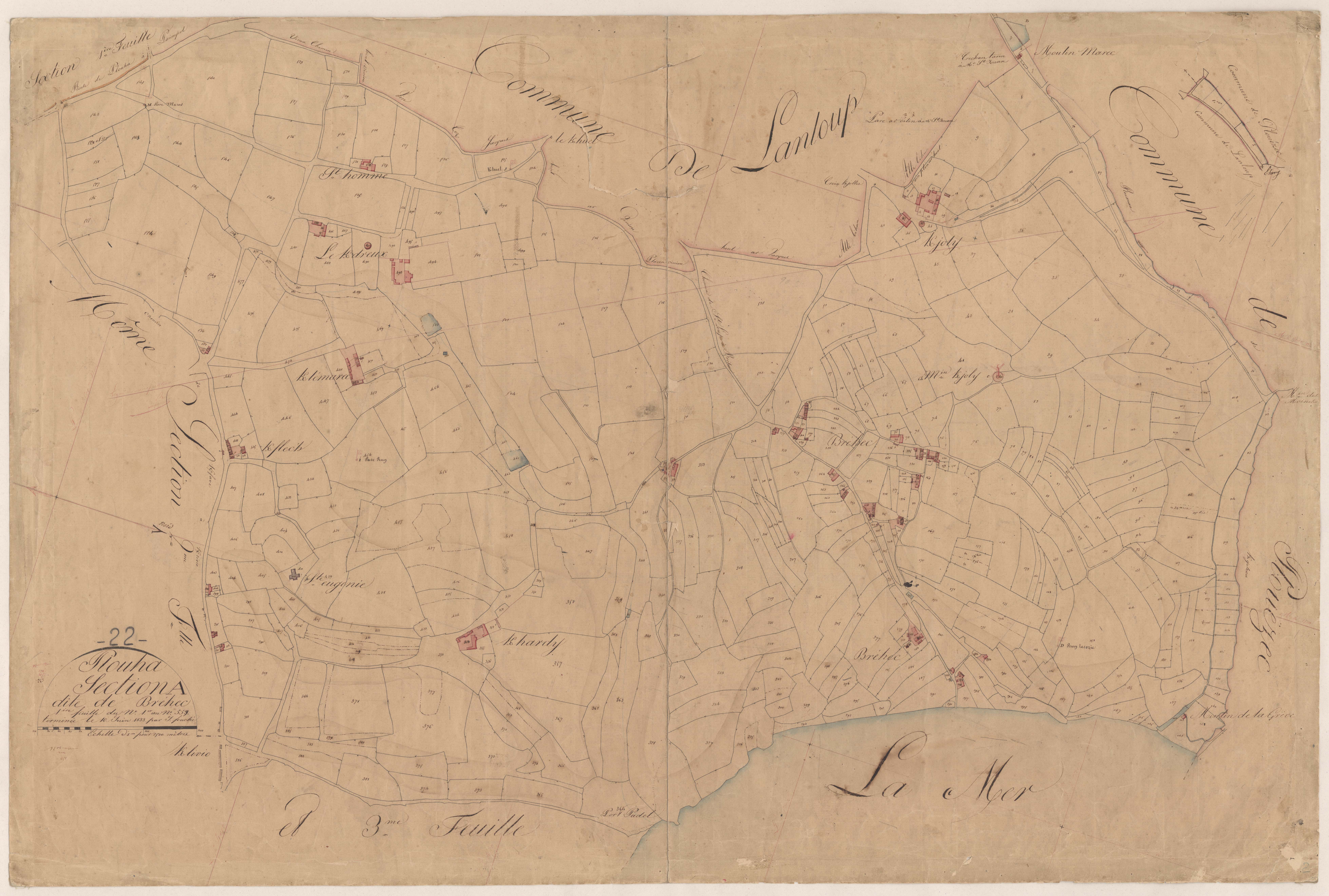 Plouha - Section A, 1re feuille