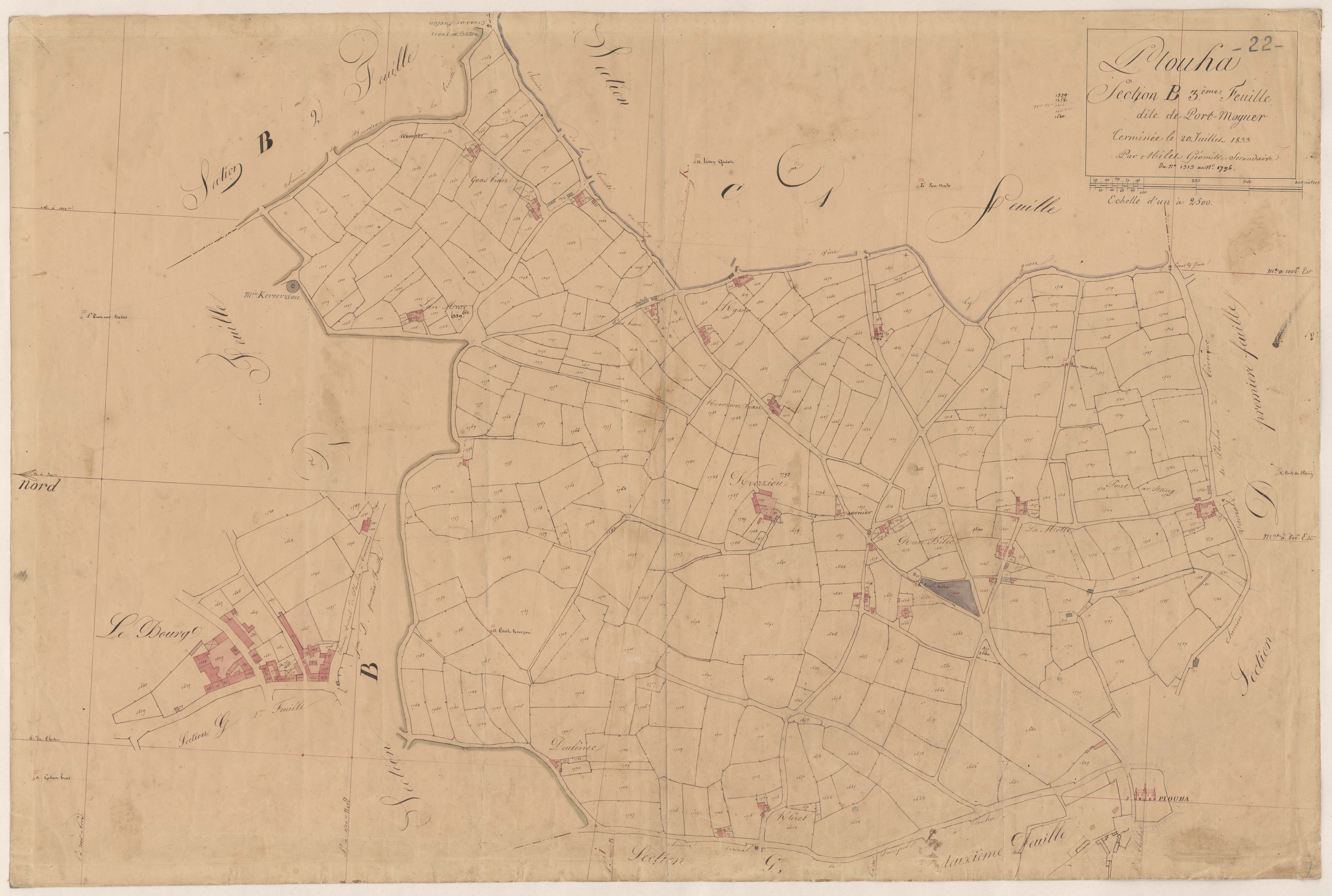 Plouha - Section B, 3e feuille