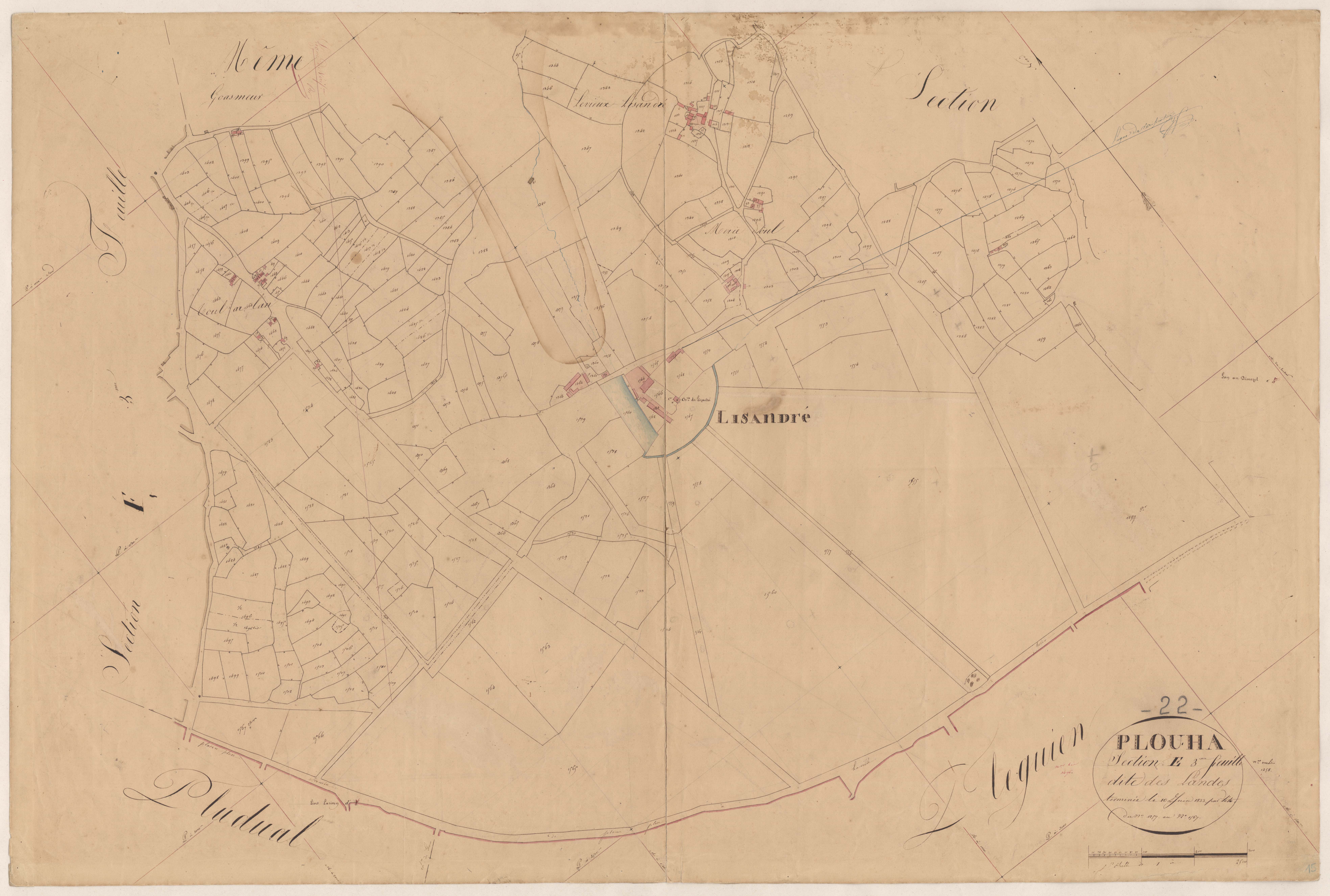 Plouha - Section E, 3e feuille