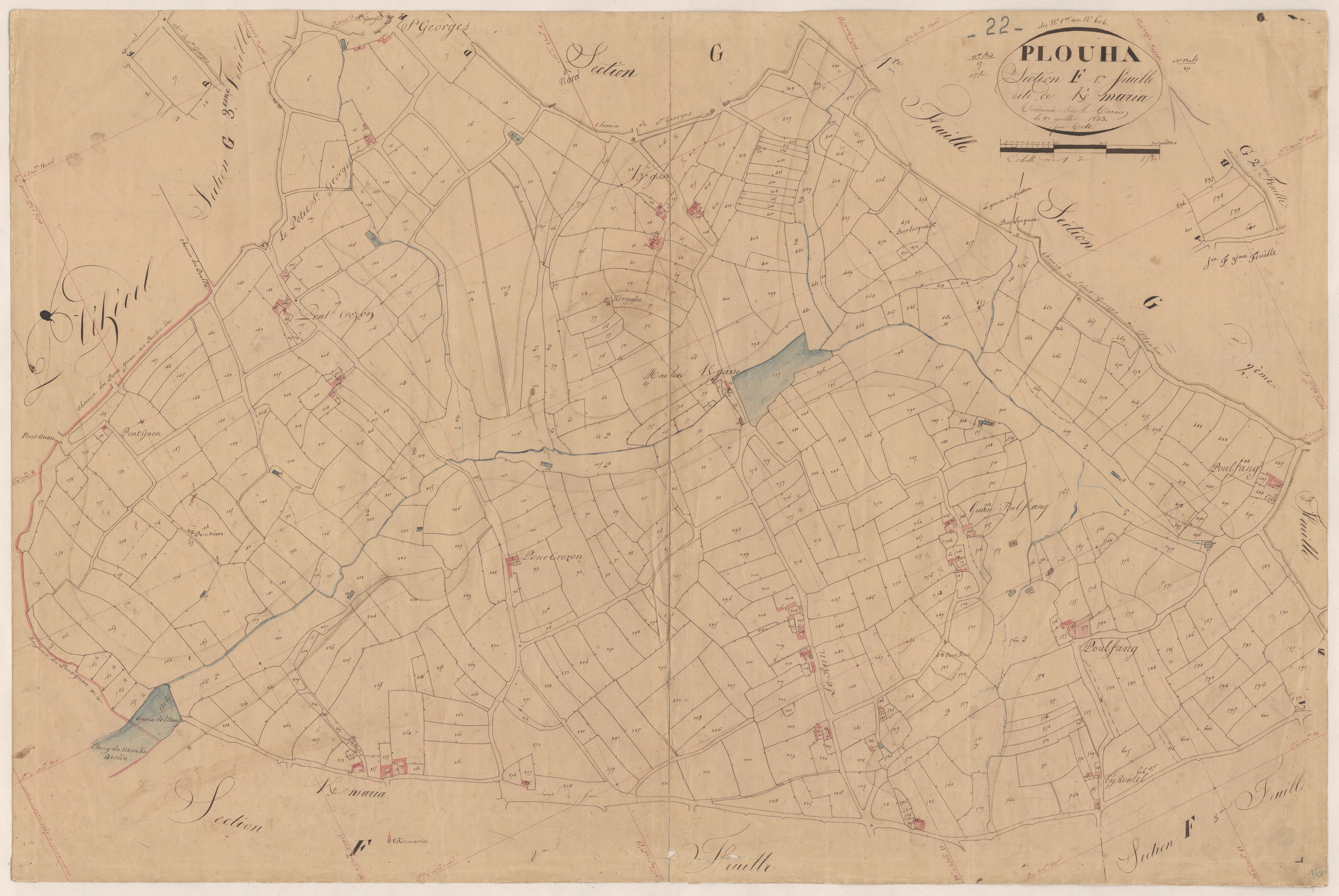 Plouha - Section F, 1re feuille