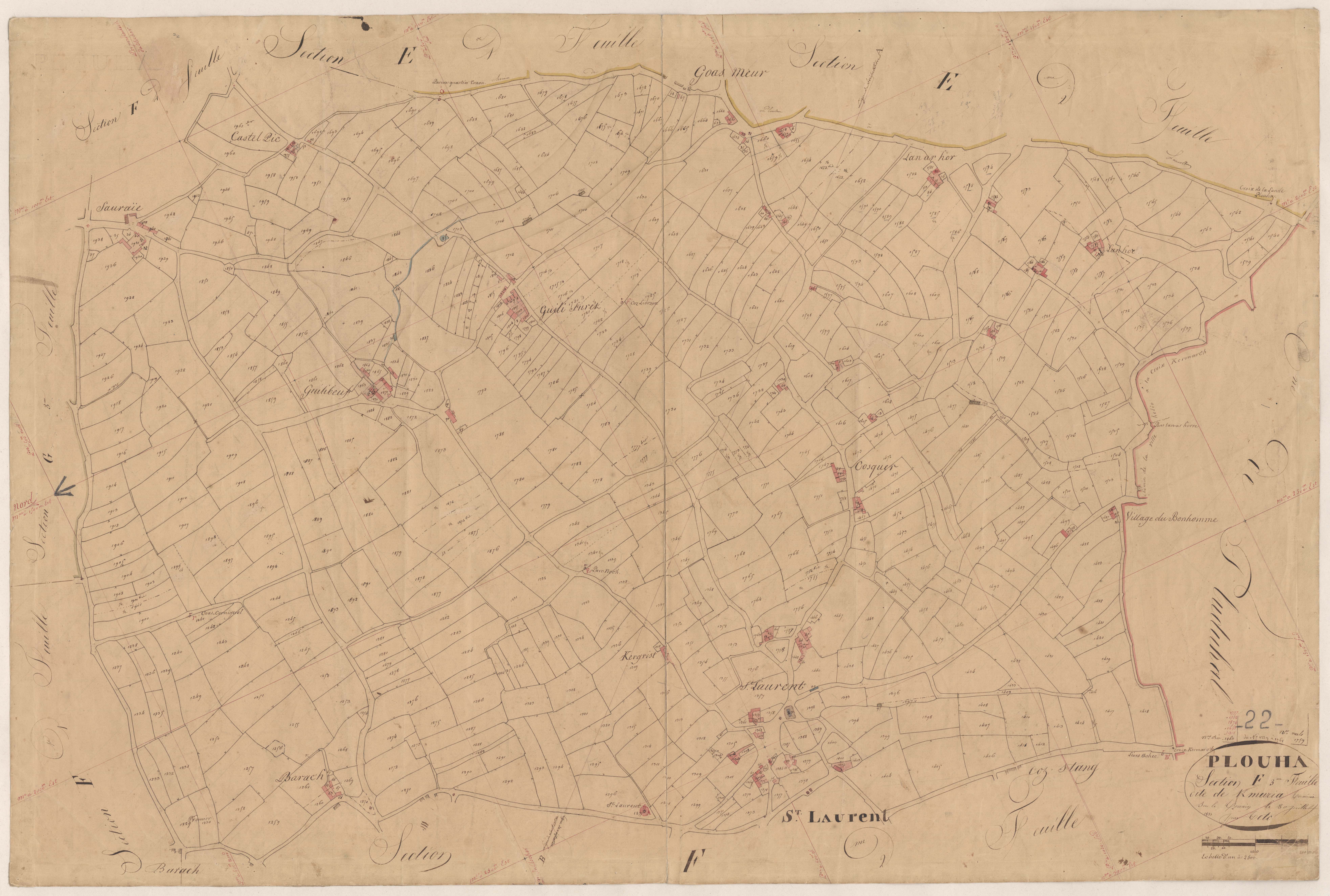 Plouha - Section F, 3e feuille