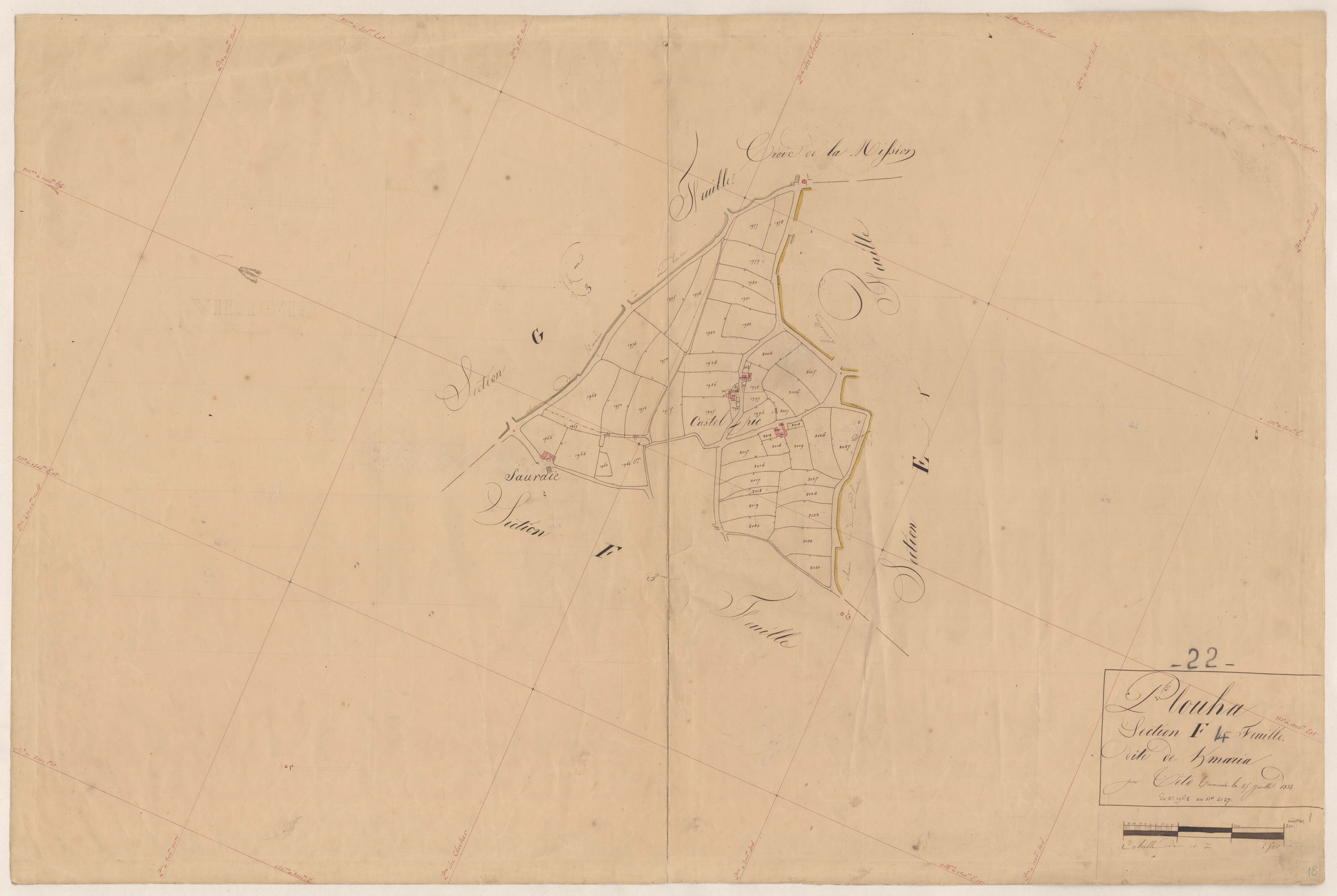 Plouha - Section F, 4e feuille
