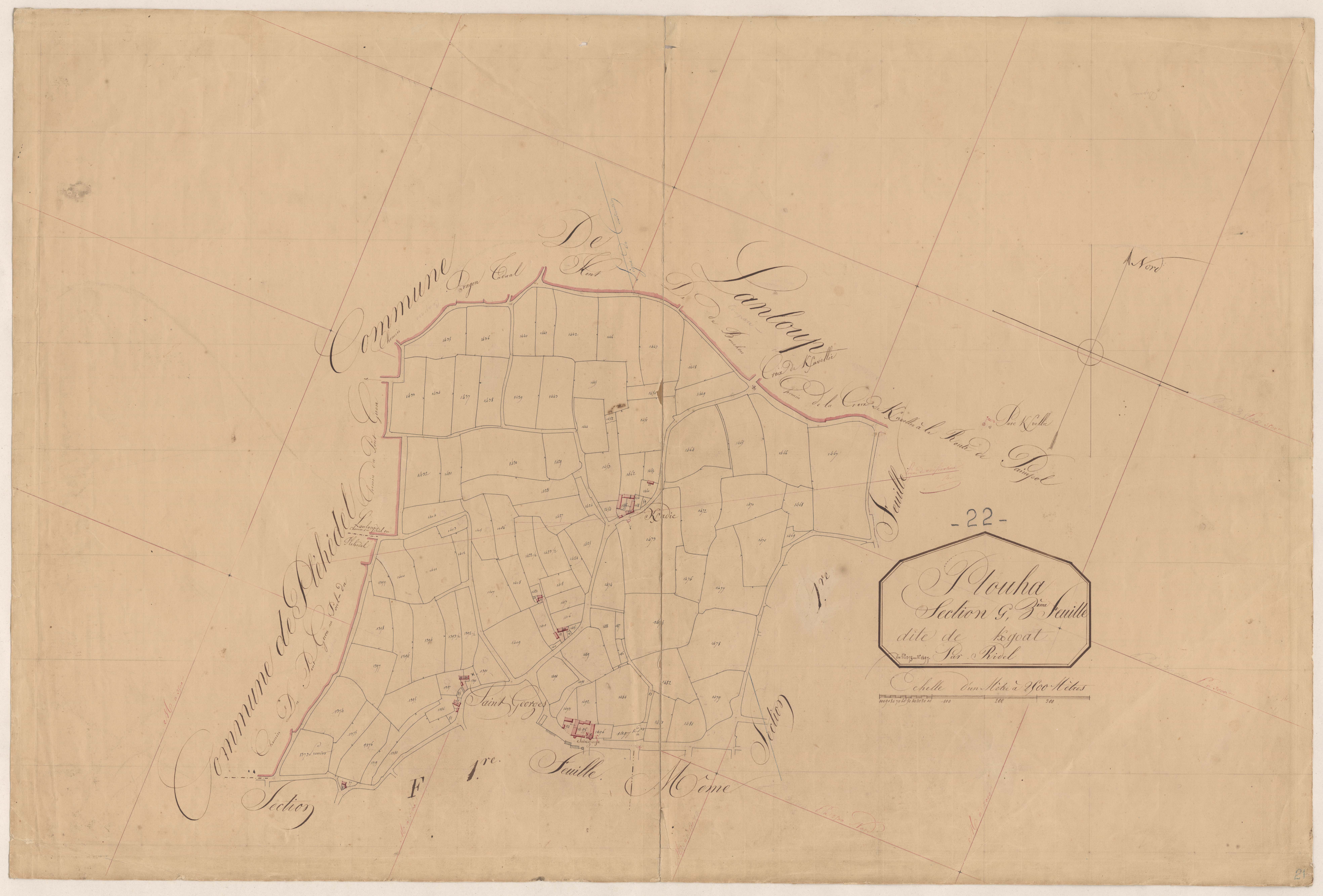 Plouha - Section G, 3e feuille