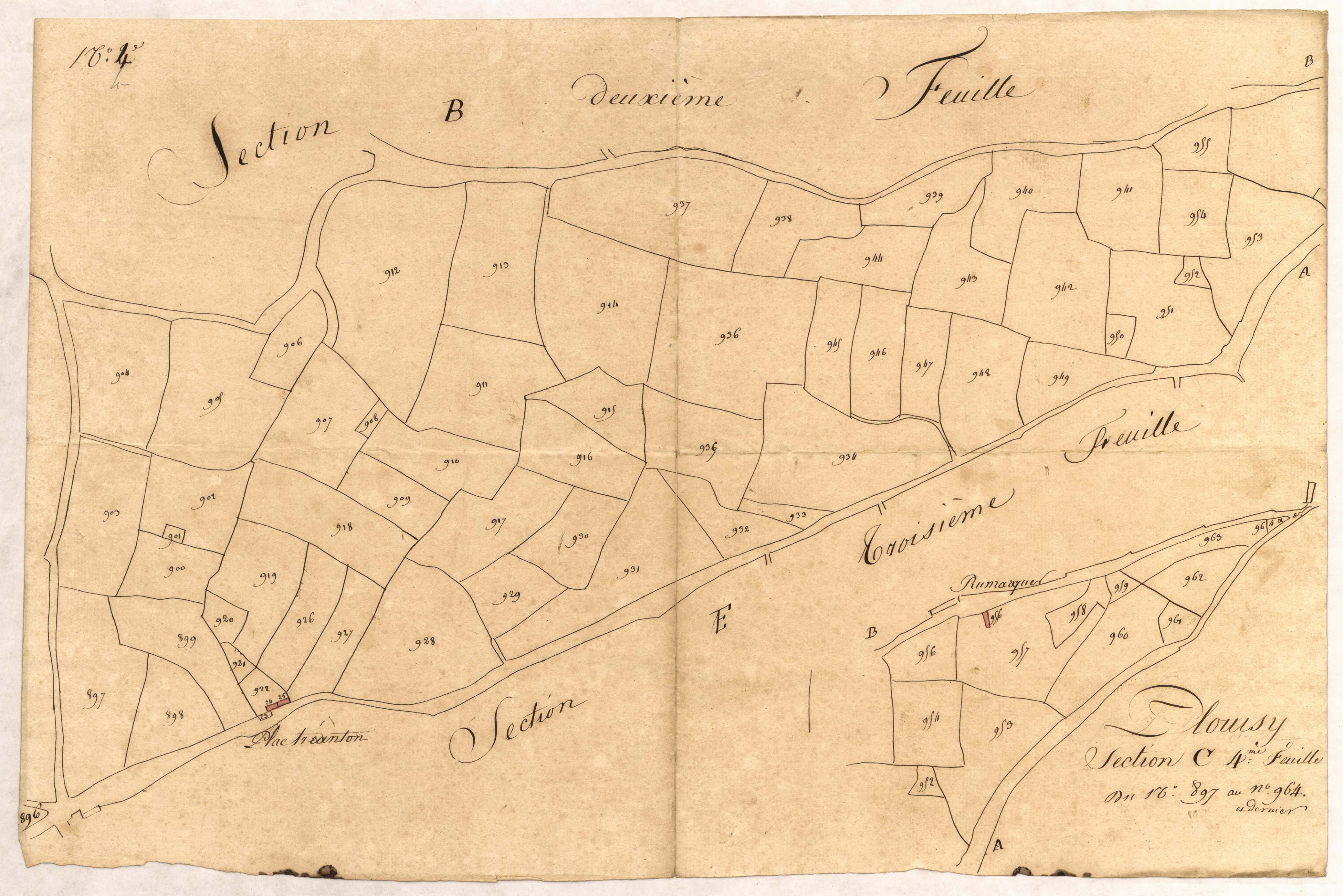 Plouisy - Section C, 4e feuille