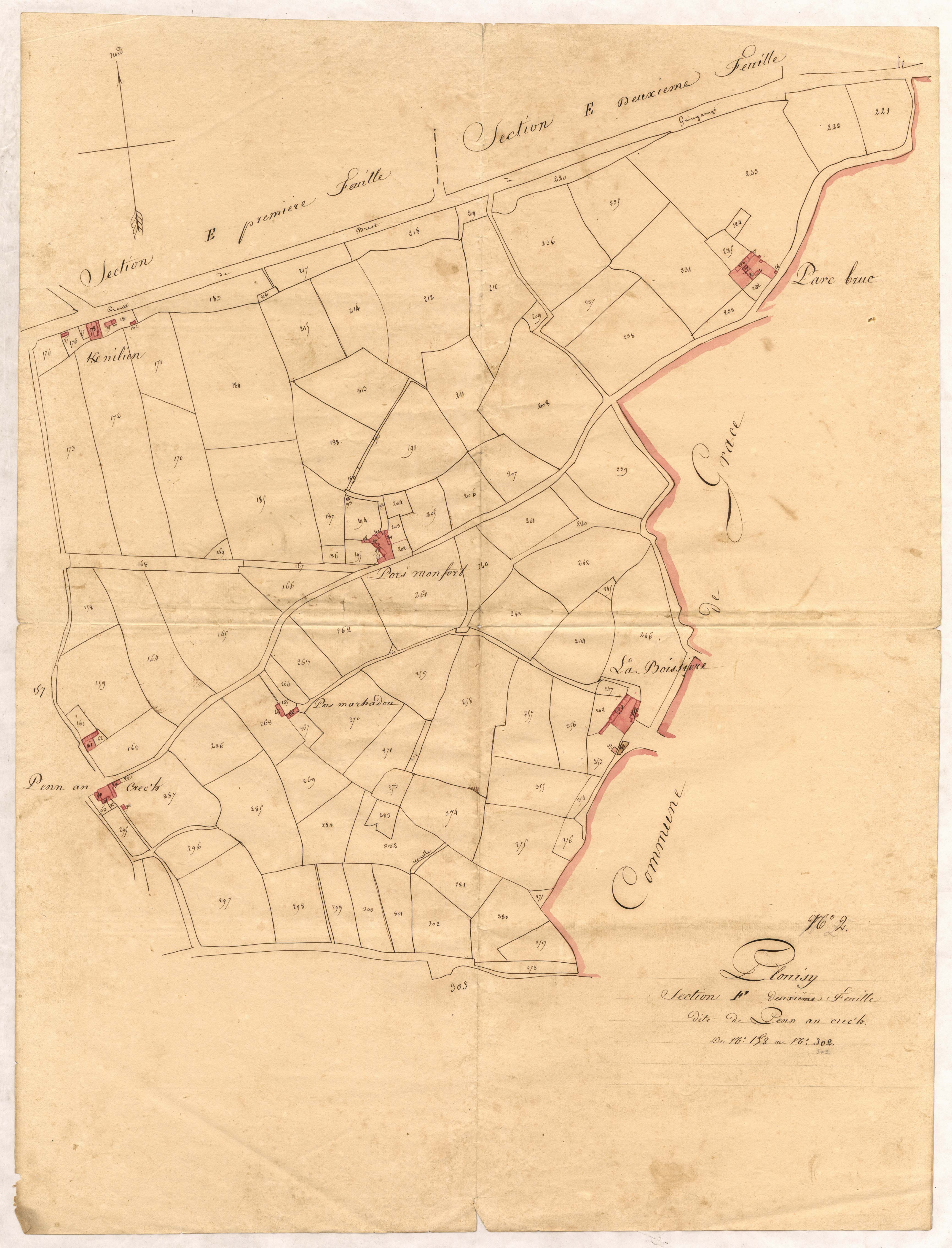 Plouisy - Section F, 2e feuille