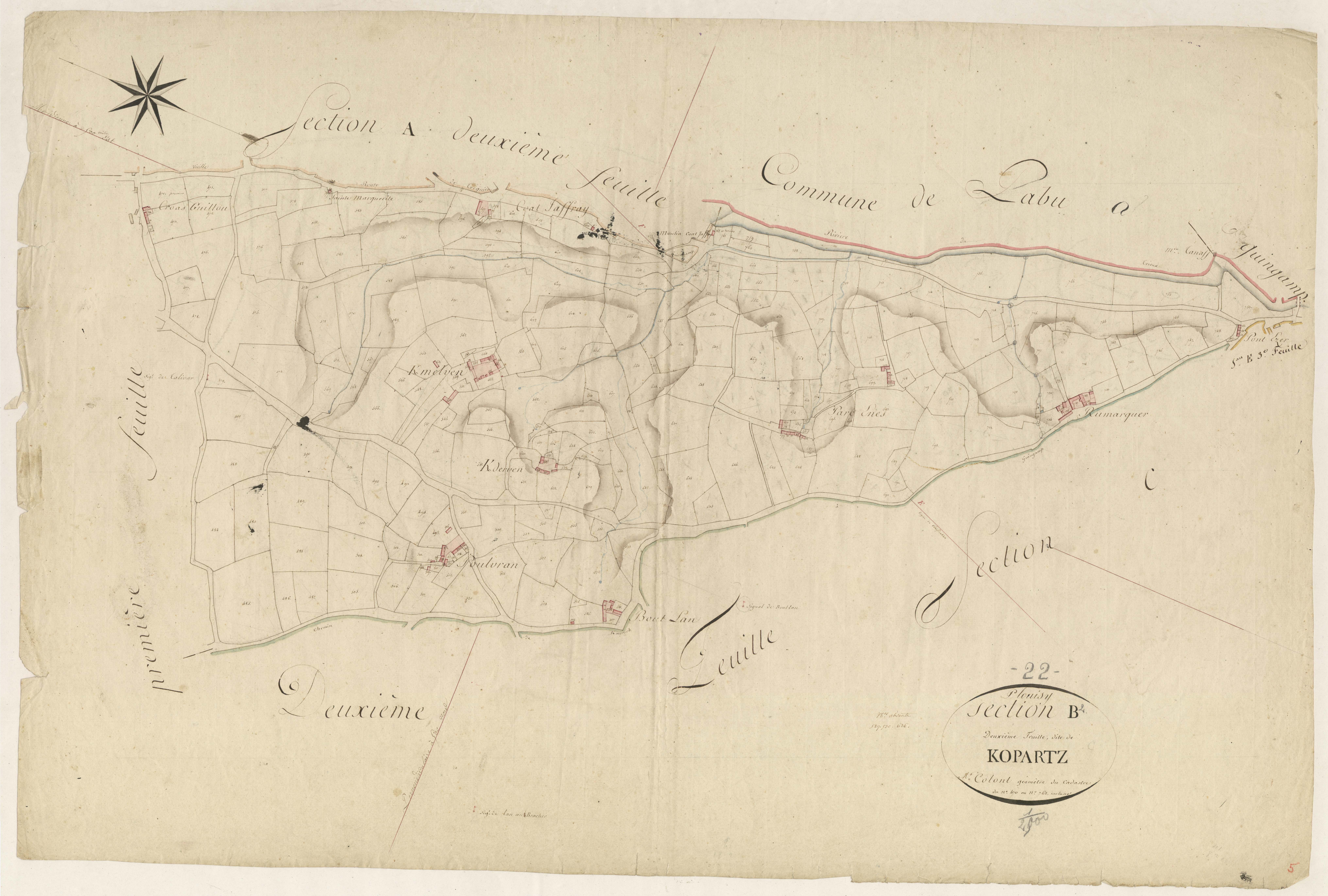 Plouisy - Section B, 2e feuille