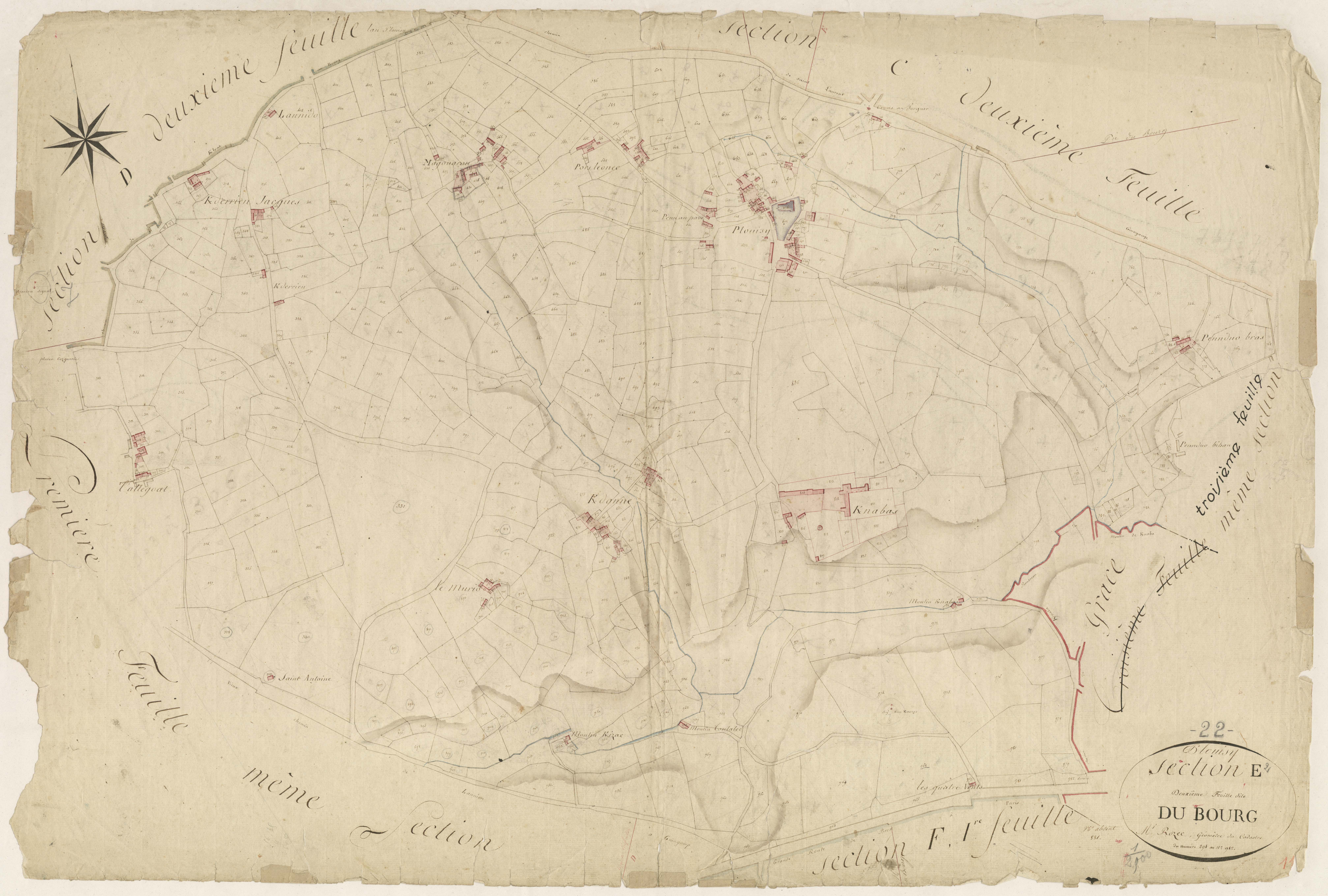 Plouisy - Section E, 2e feuille