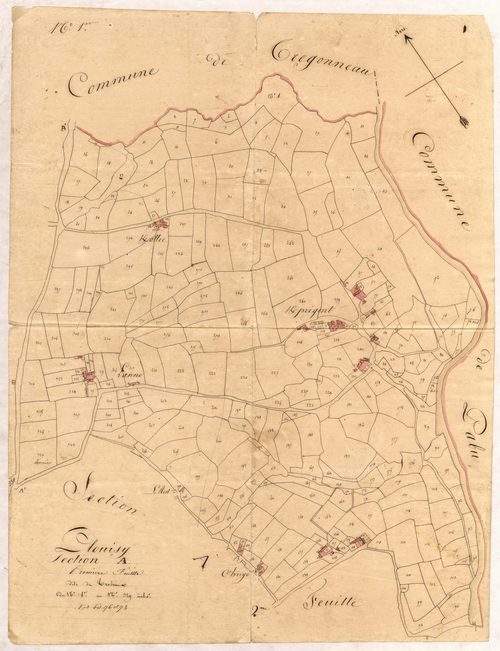 Plouisy - Section A, 1re feuille