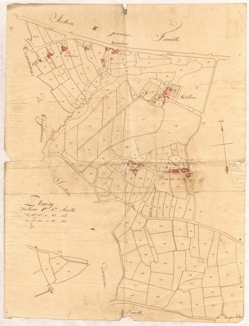 Plouisy - Section F, 1re feuille