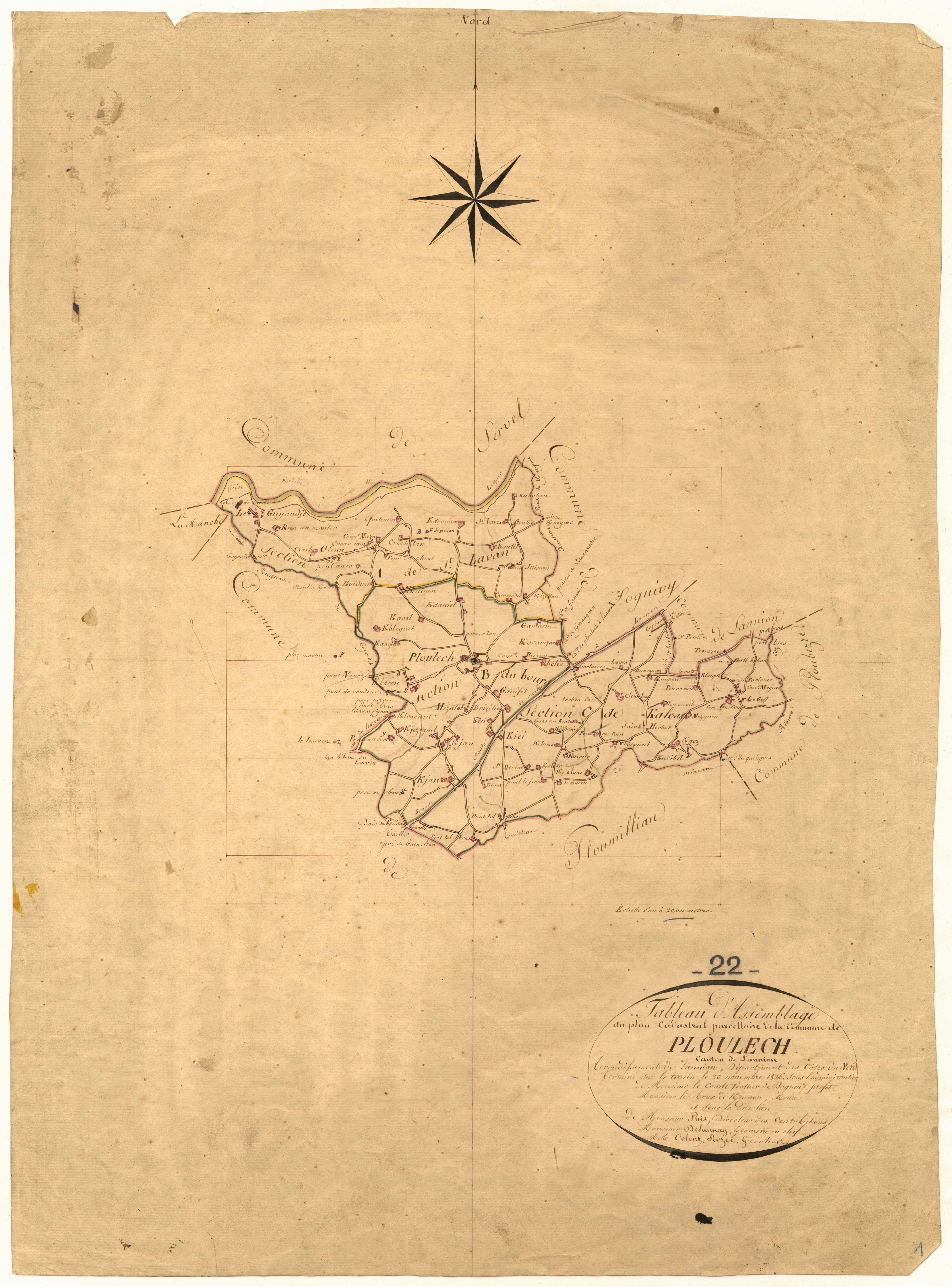 Ploulec'h - Tableau d'assemblage
