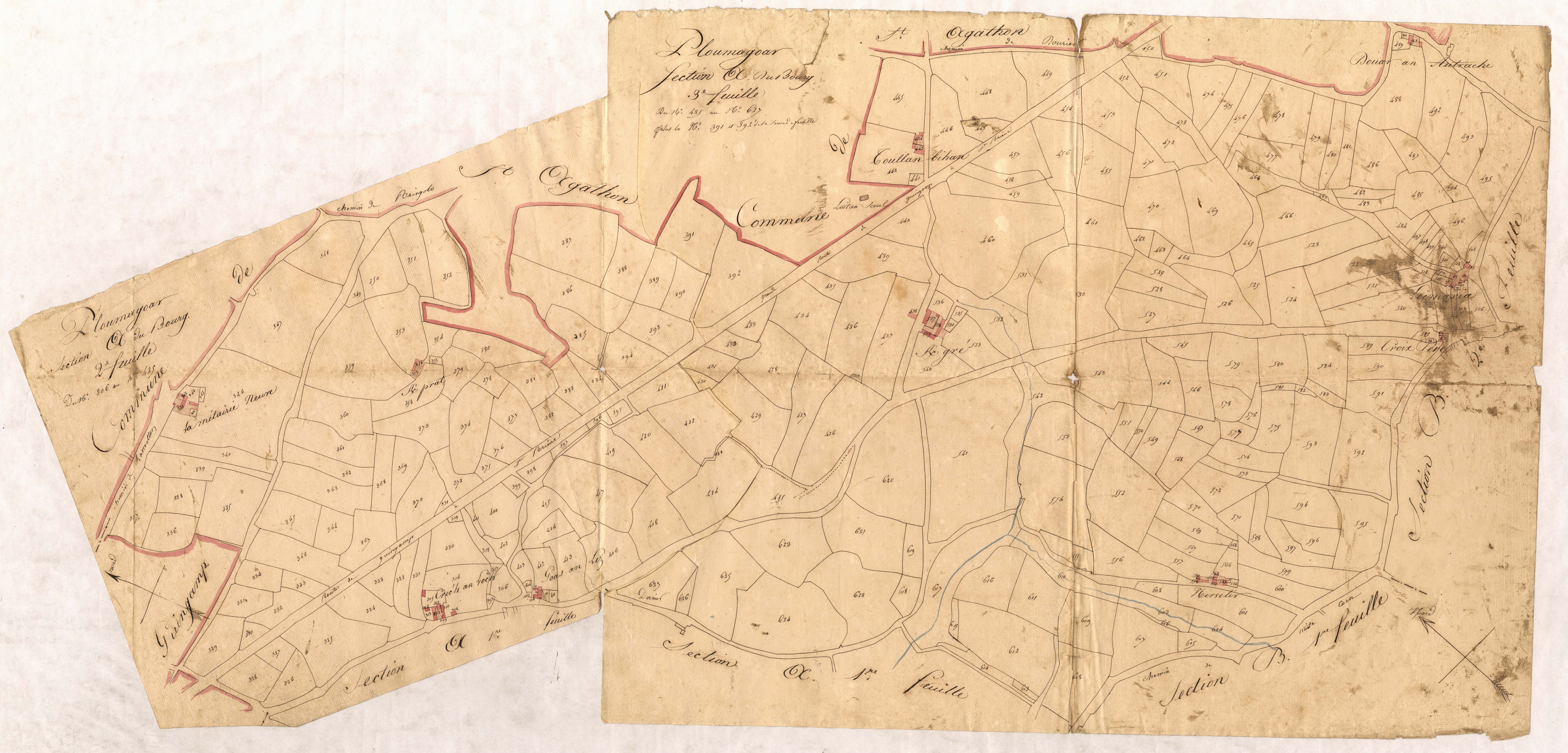 Ploumagoar - Section A, 2e feuille