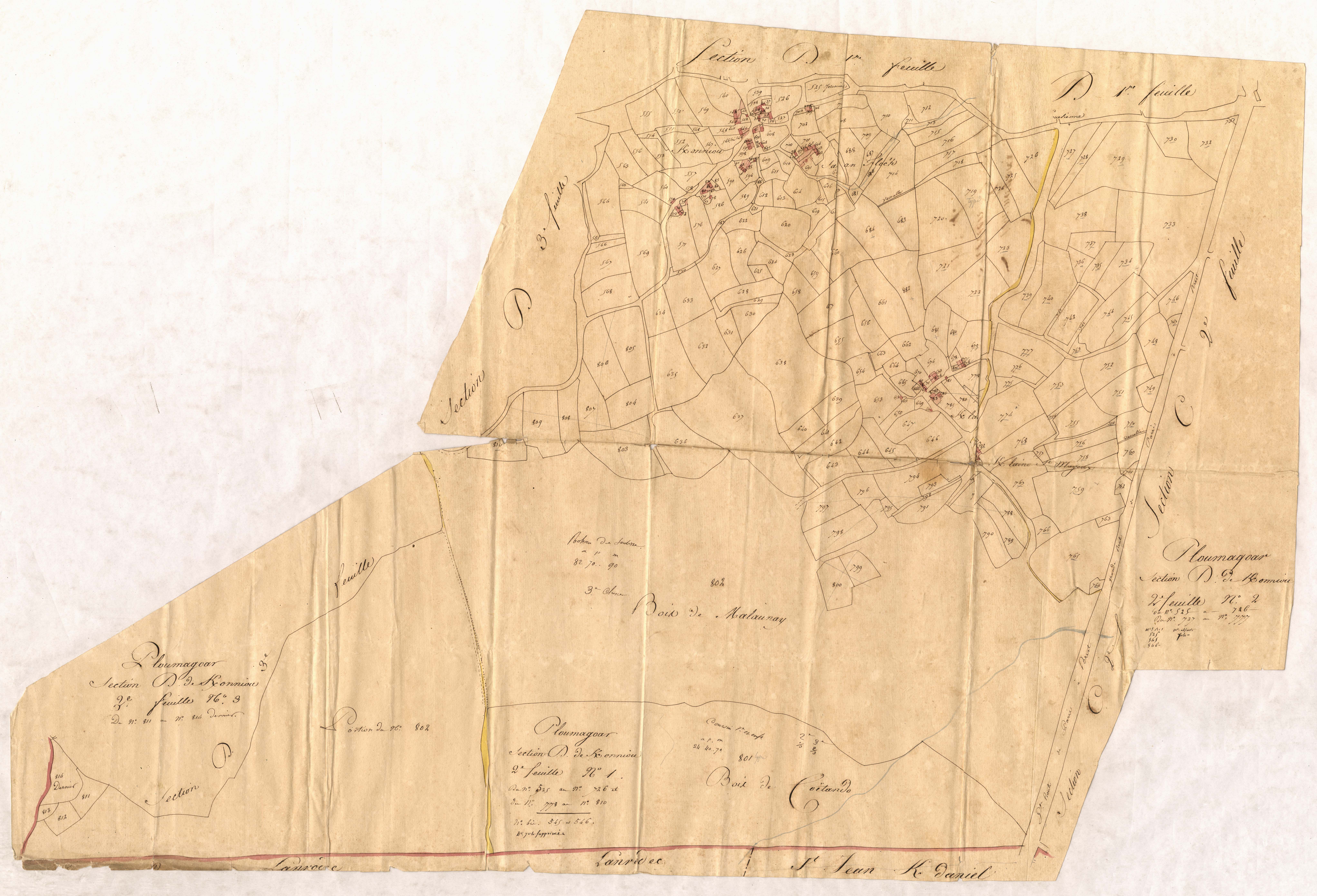 Ploumagoar - Section D, 2e feuille