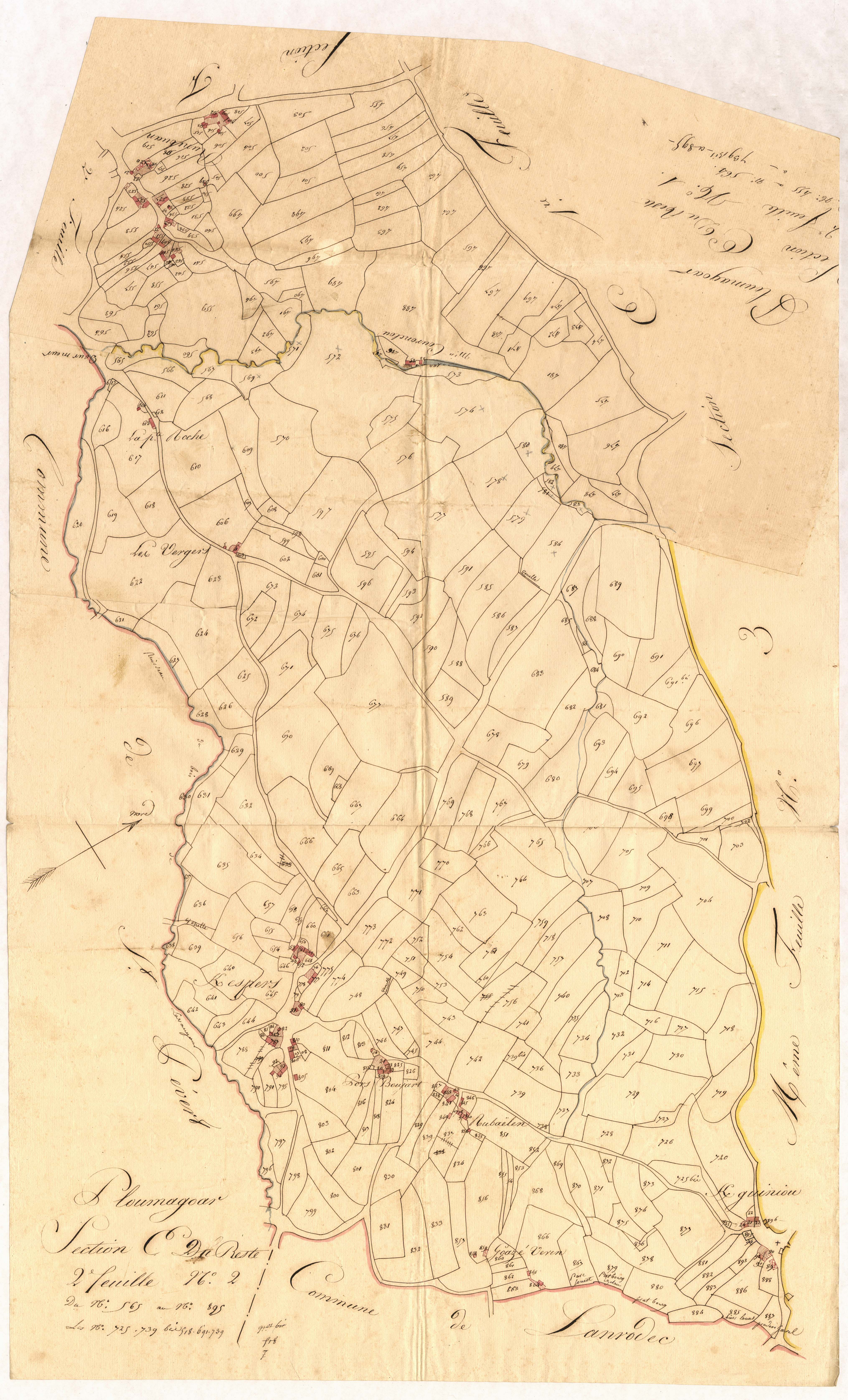 Ploumagoar - Section E, 2e feuille