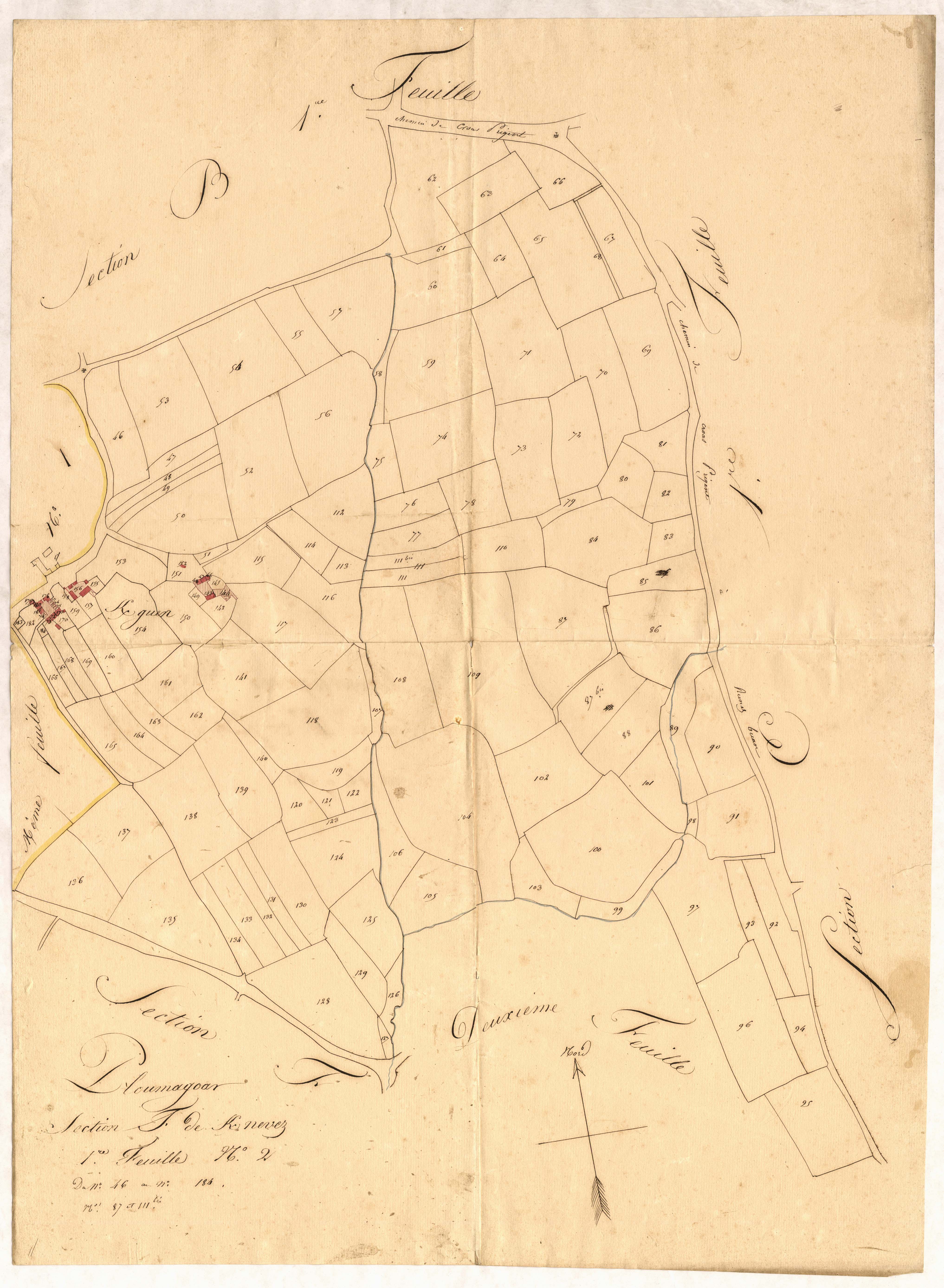 Ploumagoar - Section F, 2e feuille