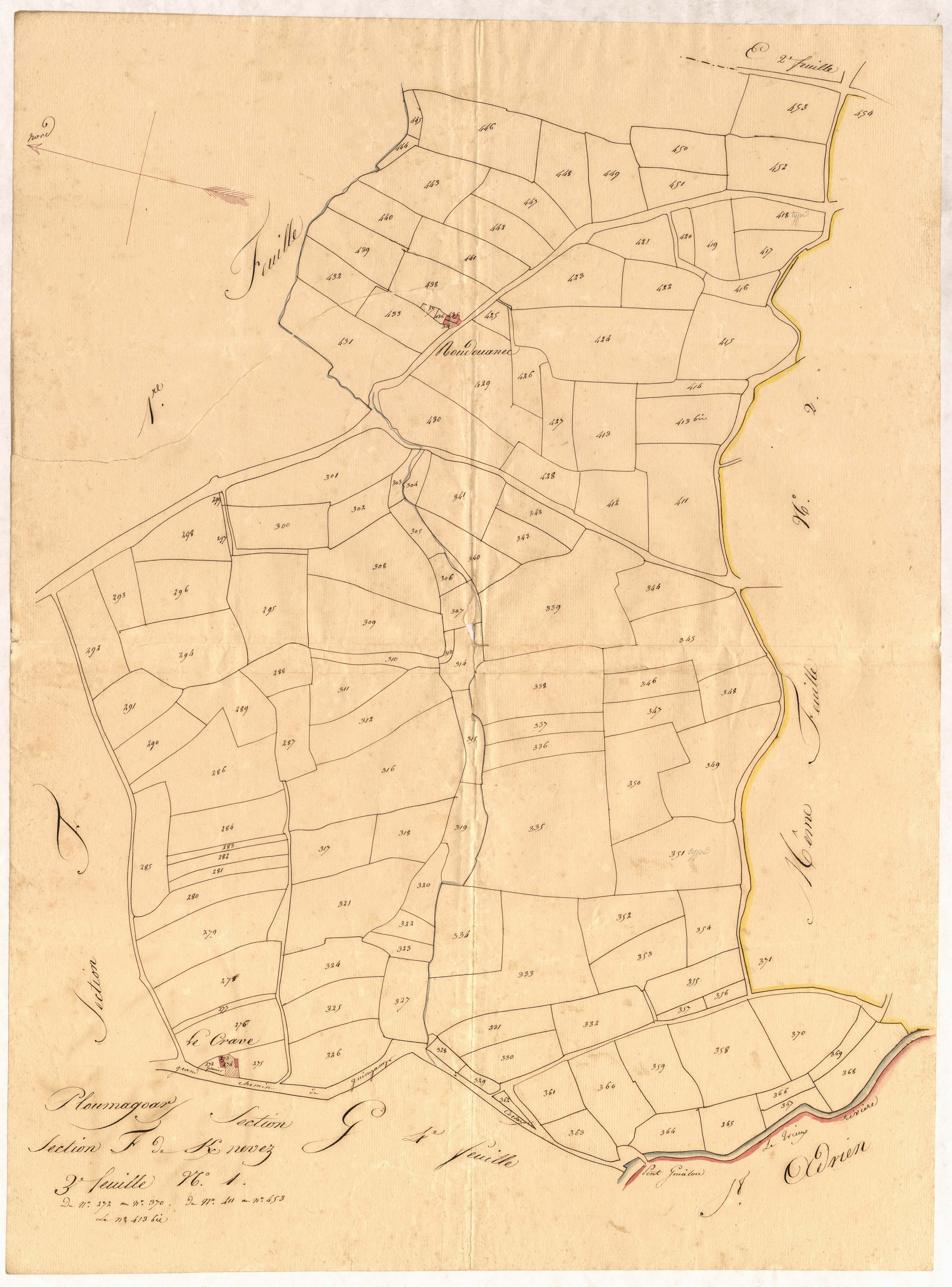 Ploumagoar - Section F, 3e feuille