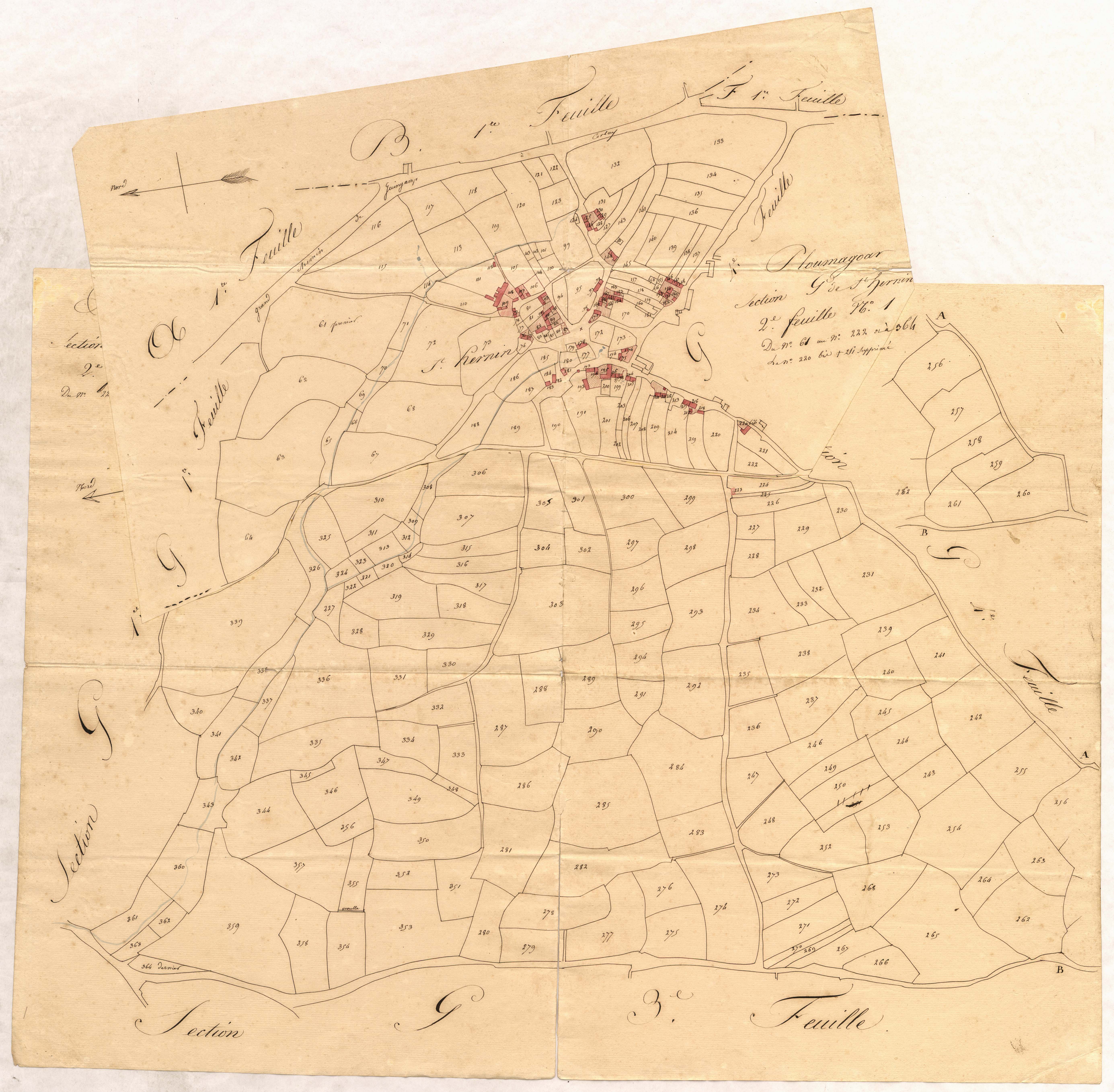 Ploumagoar - Section G, 2e feuille