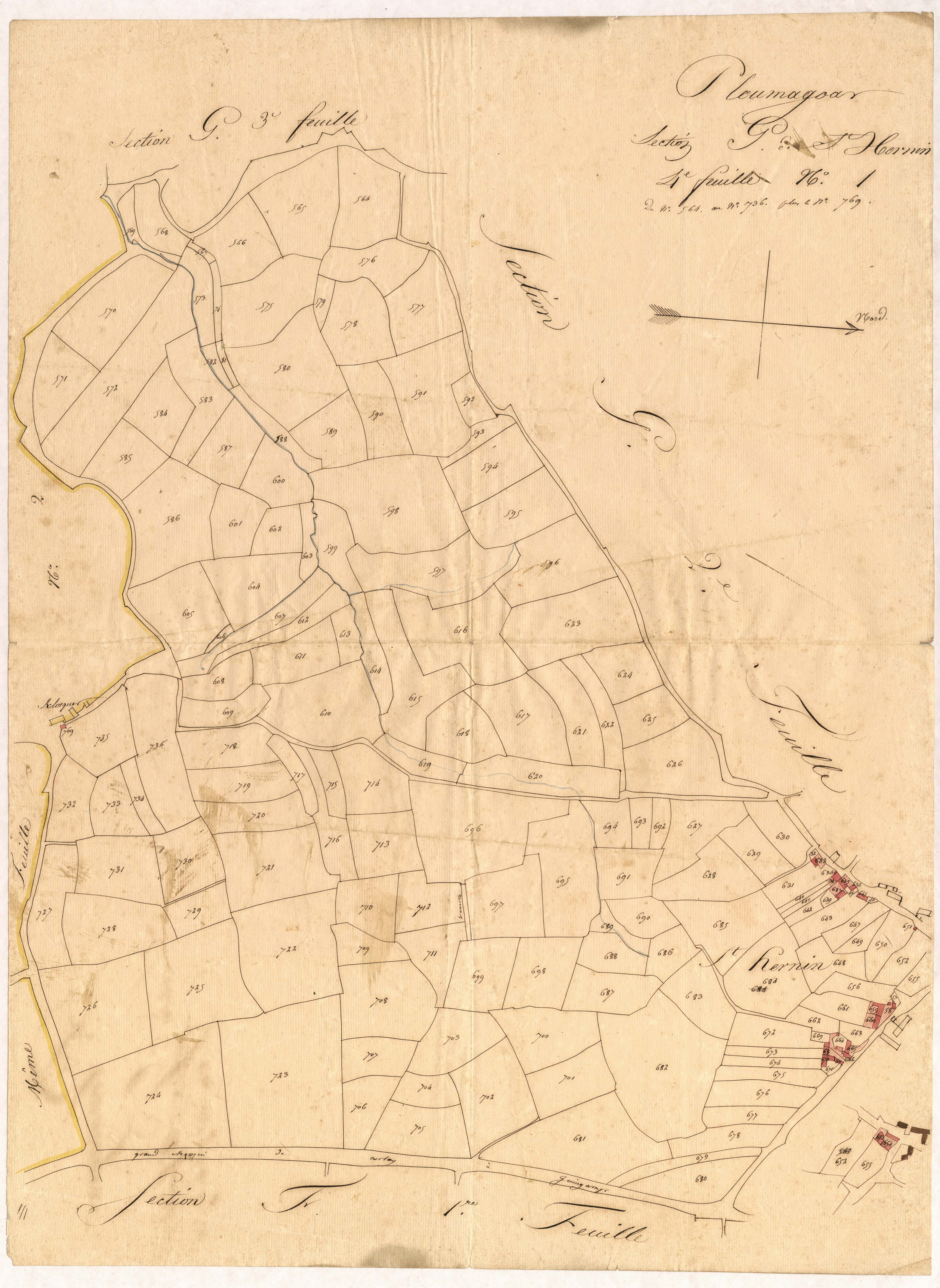 Ploumagoar - Section G, 4e feuille