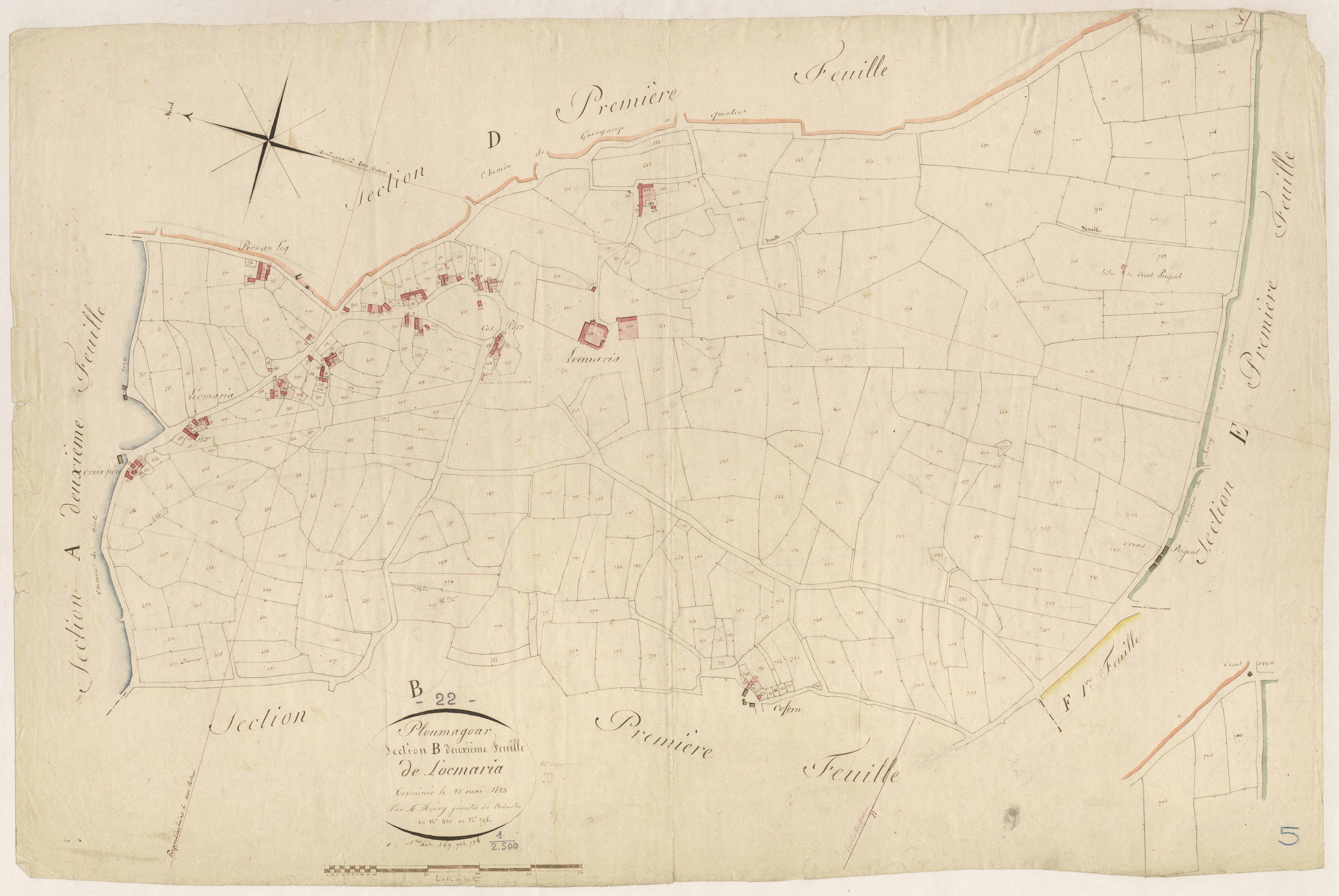 Ploumagoar - Section B, 2e feuille
