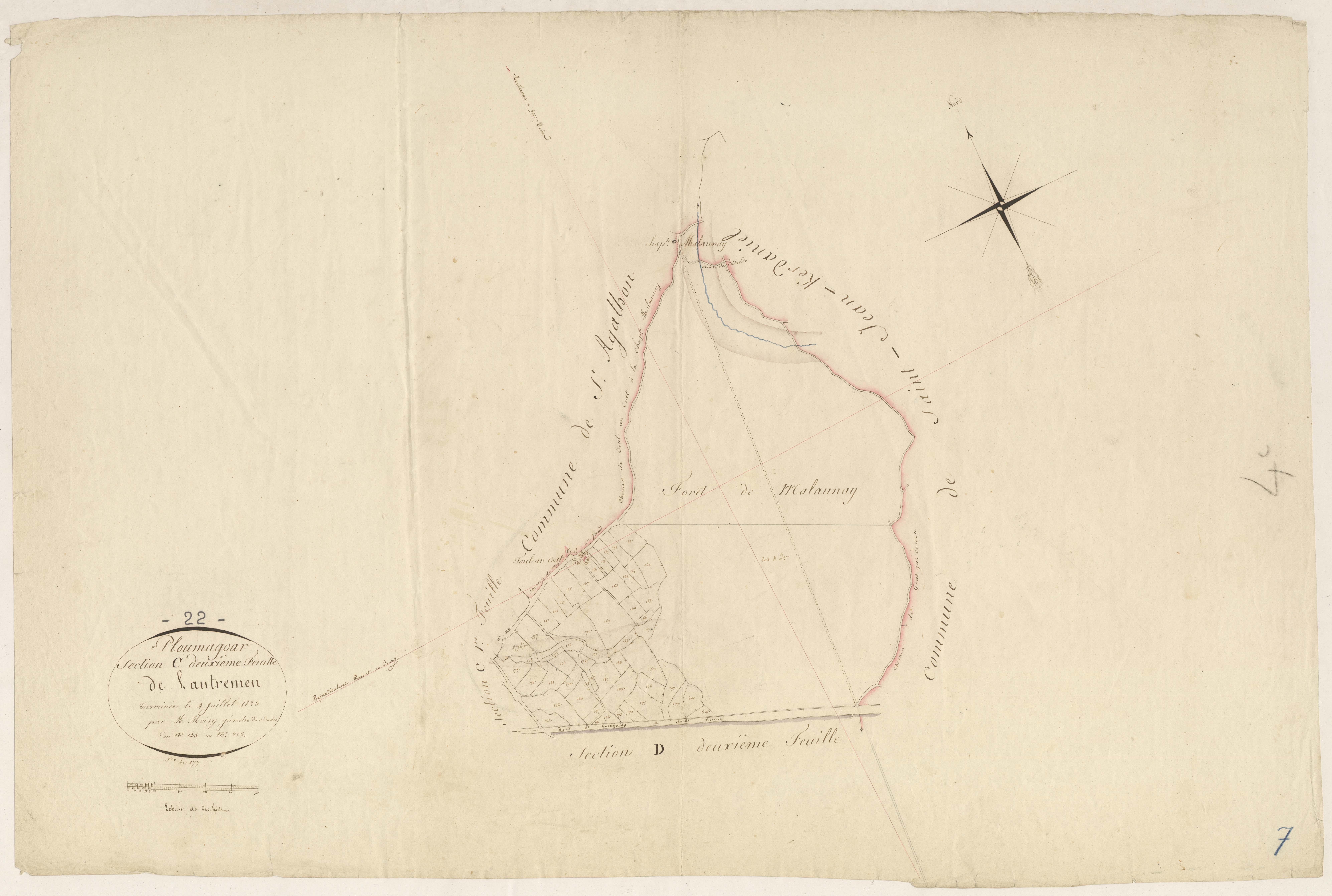 Ploumagoar - Section C, 2e feuille