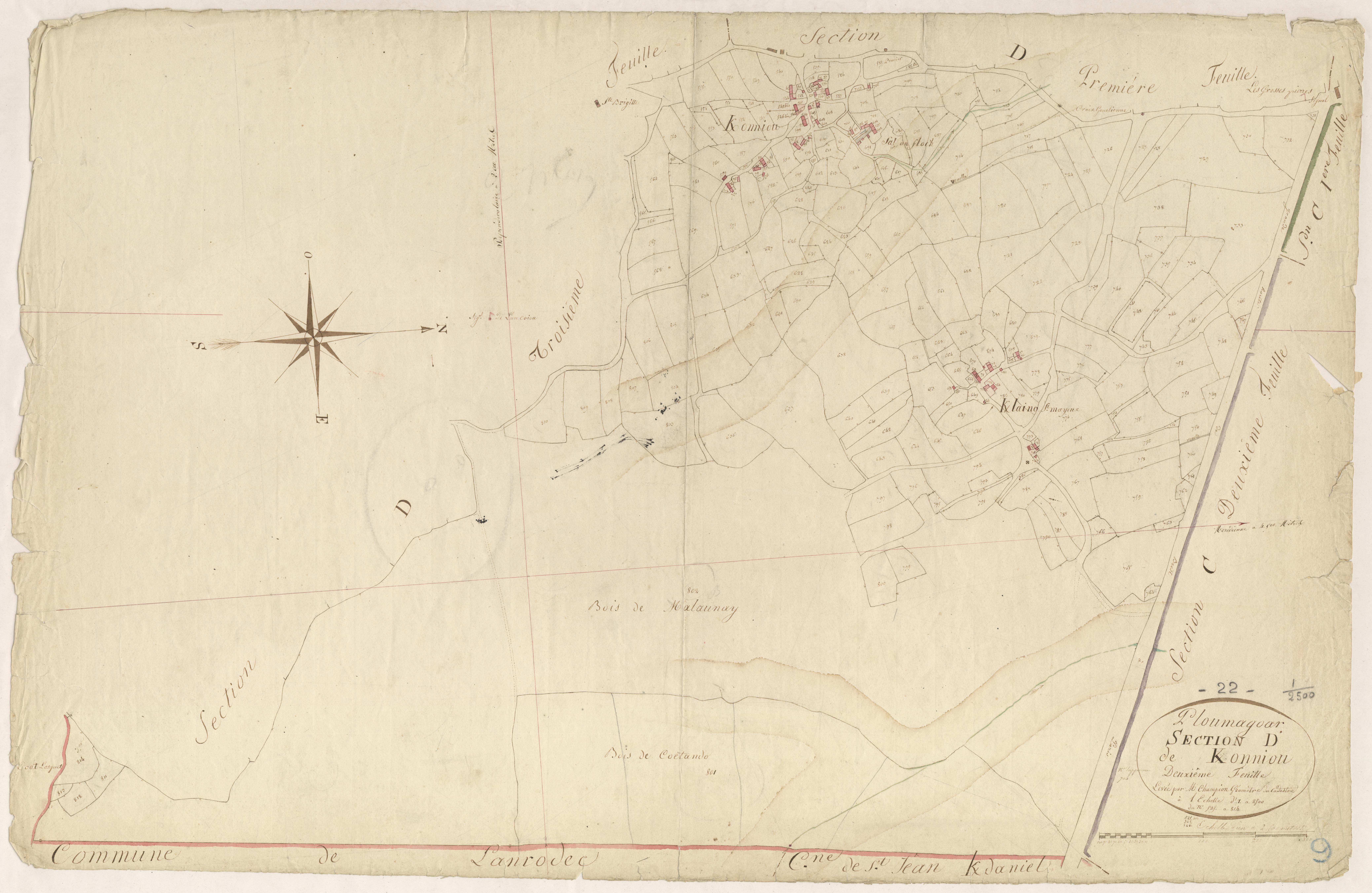 Ploumagoar - Section D, 2e feuille