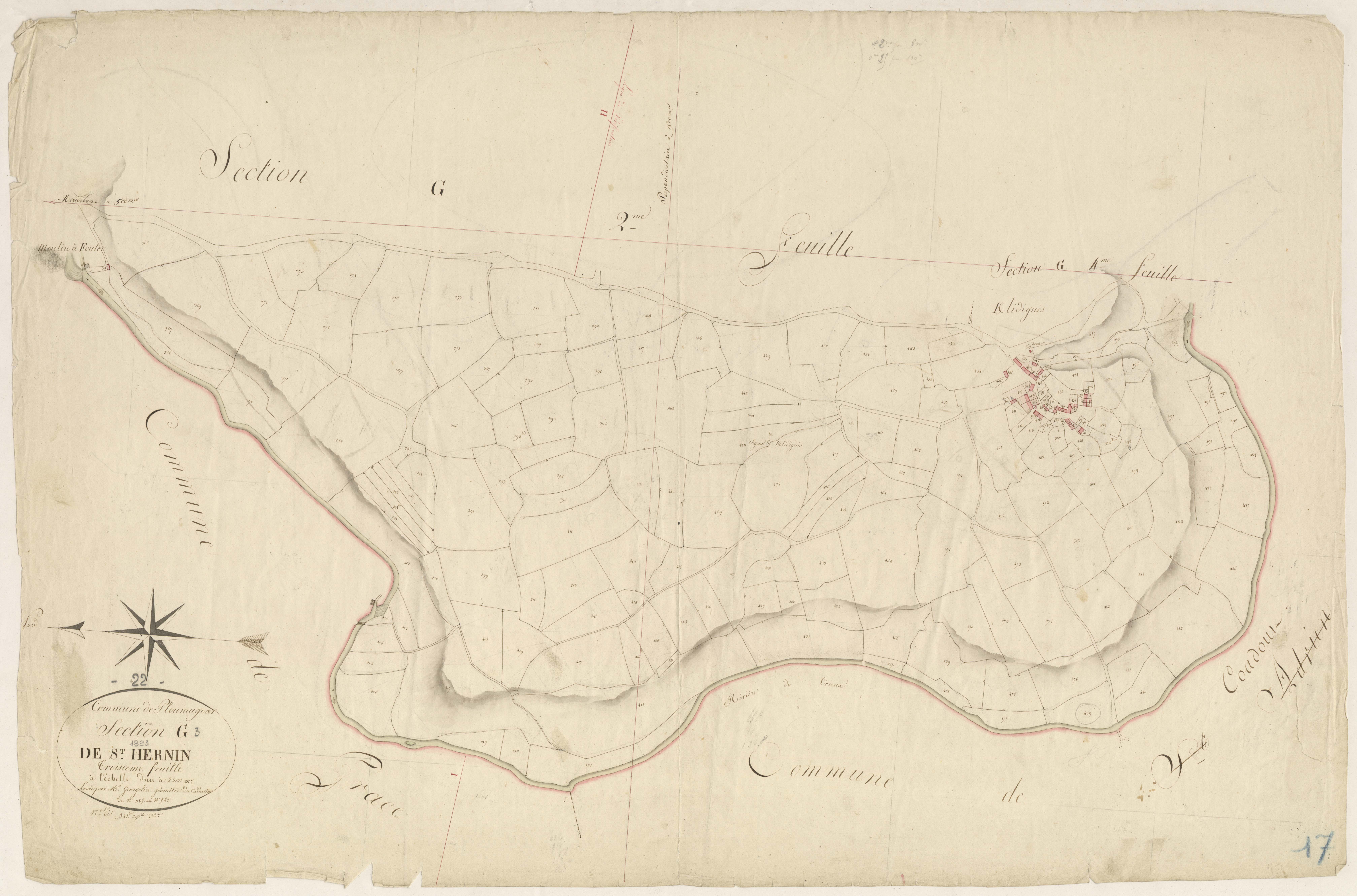 Ploumagoar - Section G, 3e feuille