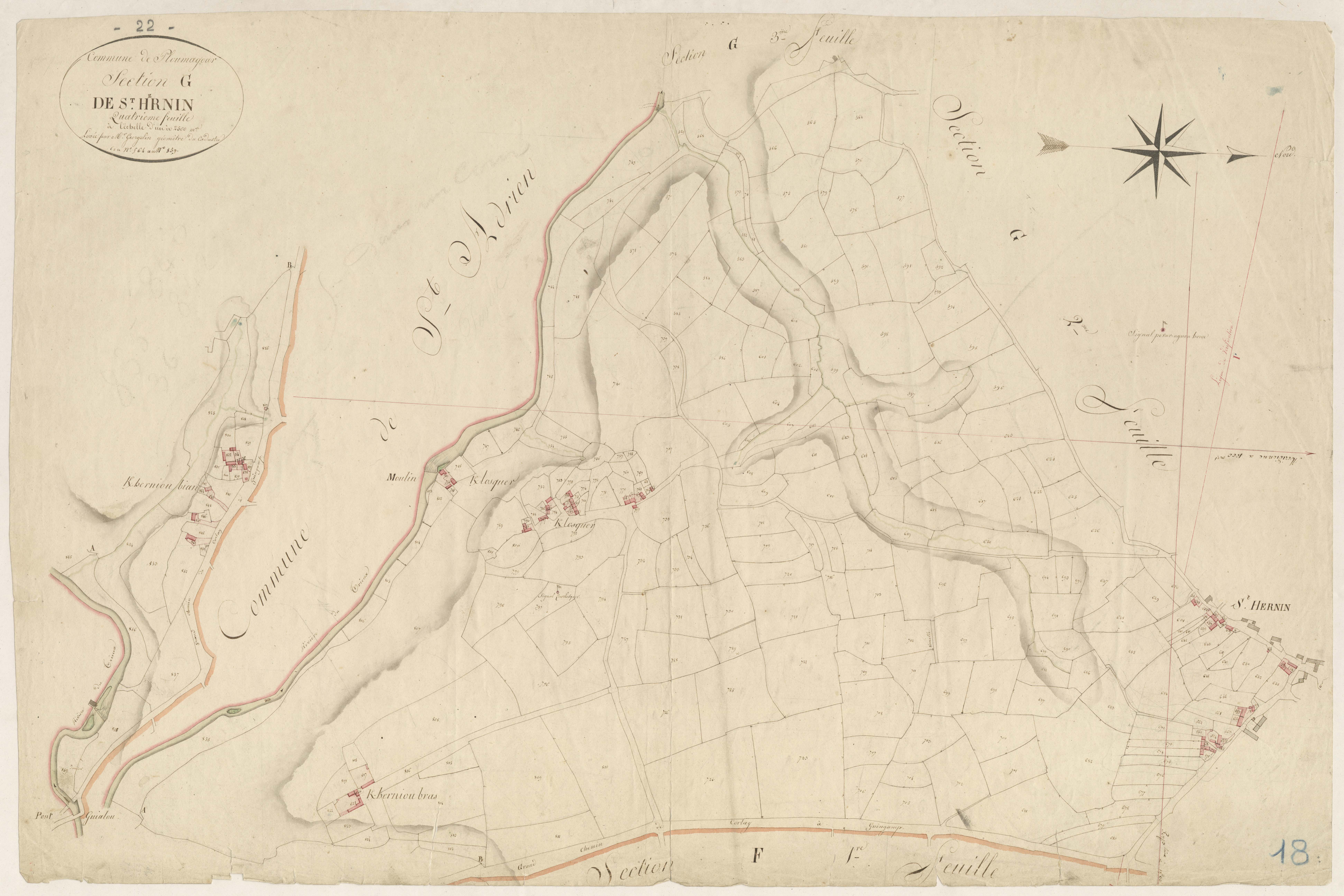 Ploumagoar - Section G, 4e feuille