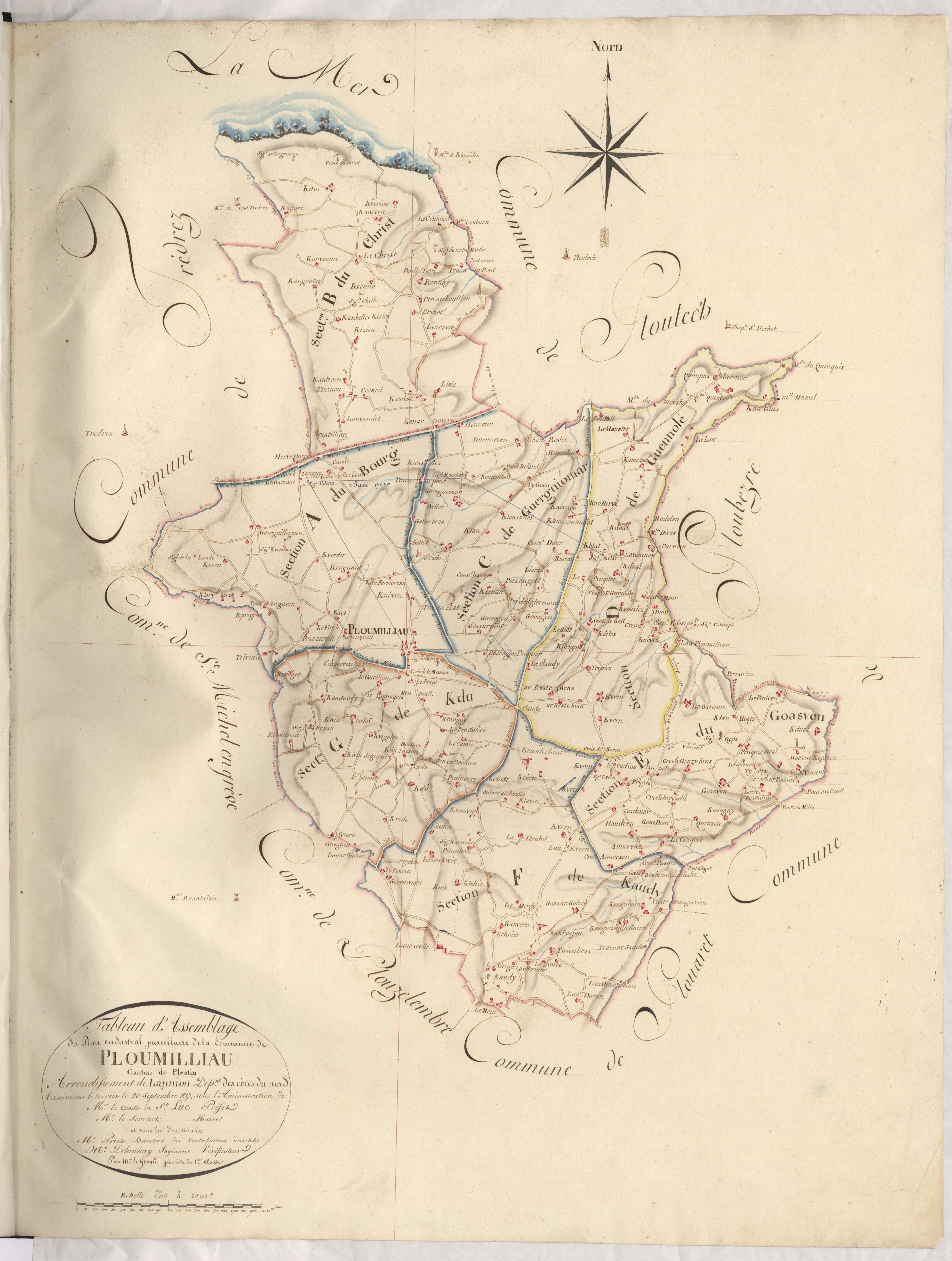 Ploumilliau - Tableau d'assemblage