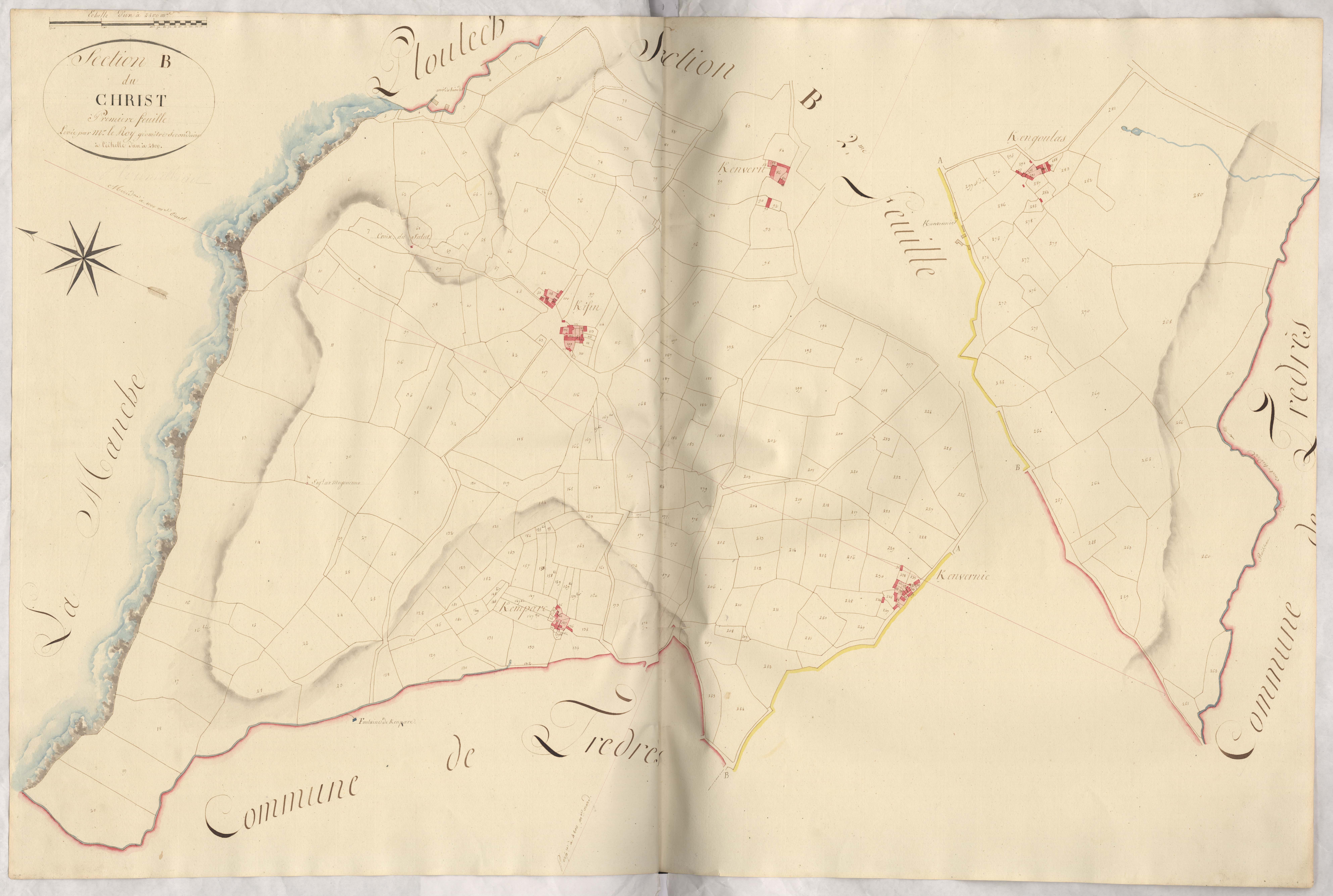 Ploumilliau - Section B, 1re feuille
