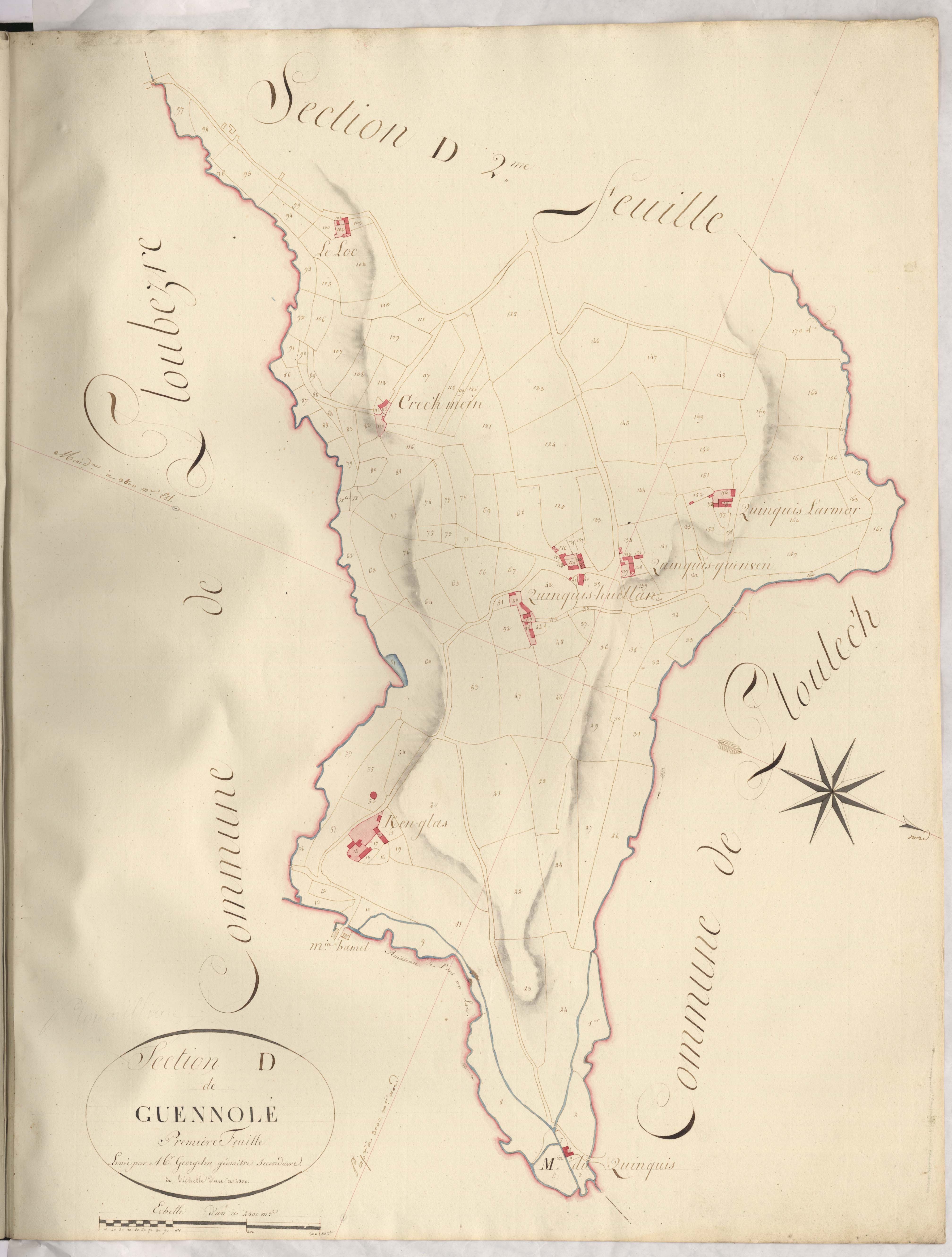 Ploumilliau - Section D, 1re feuille
