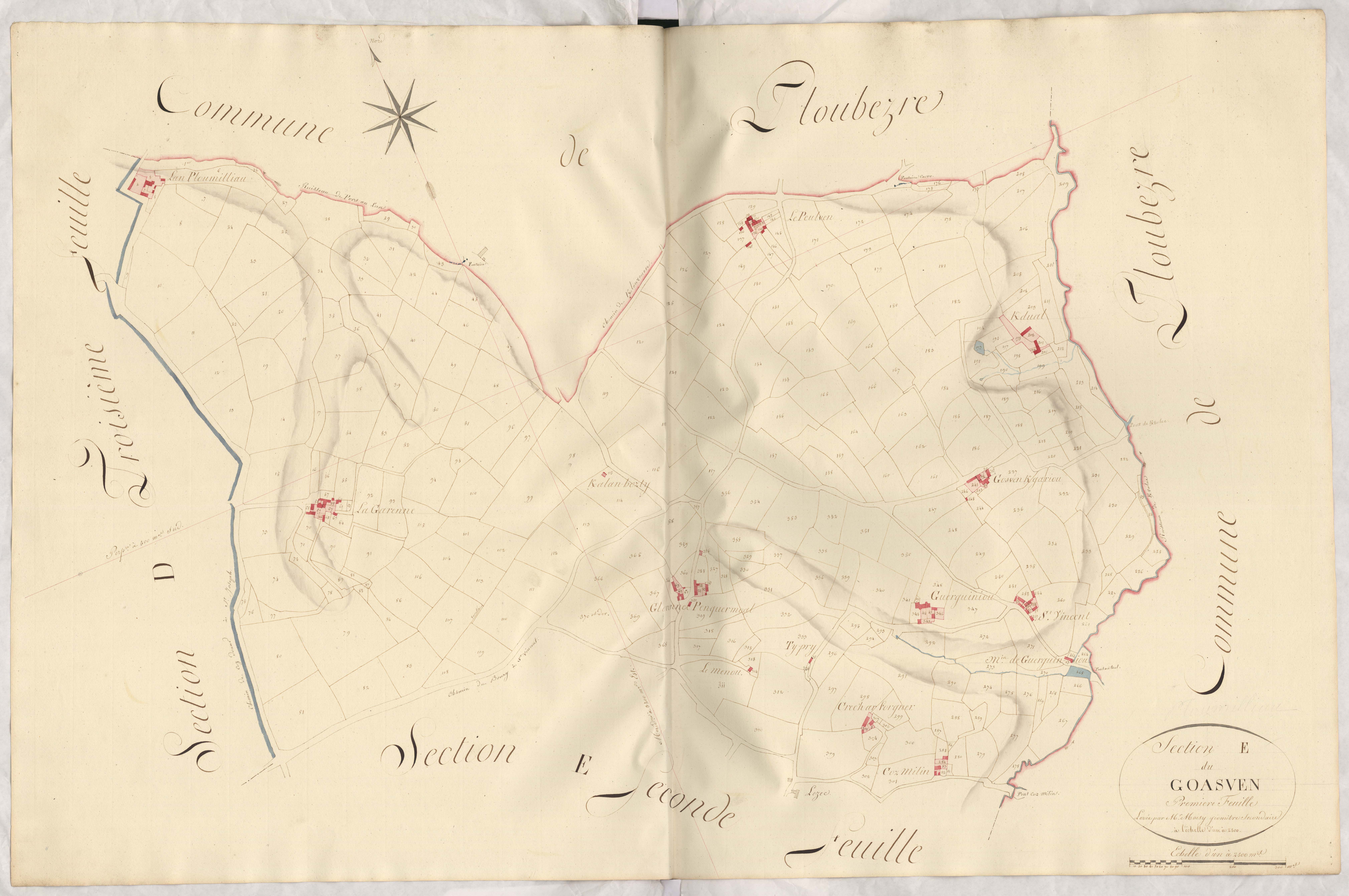 Ploumilliau - Section E, 1re feuille