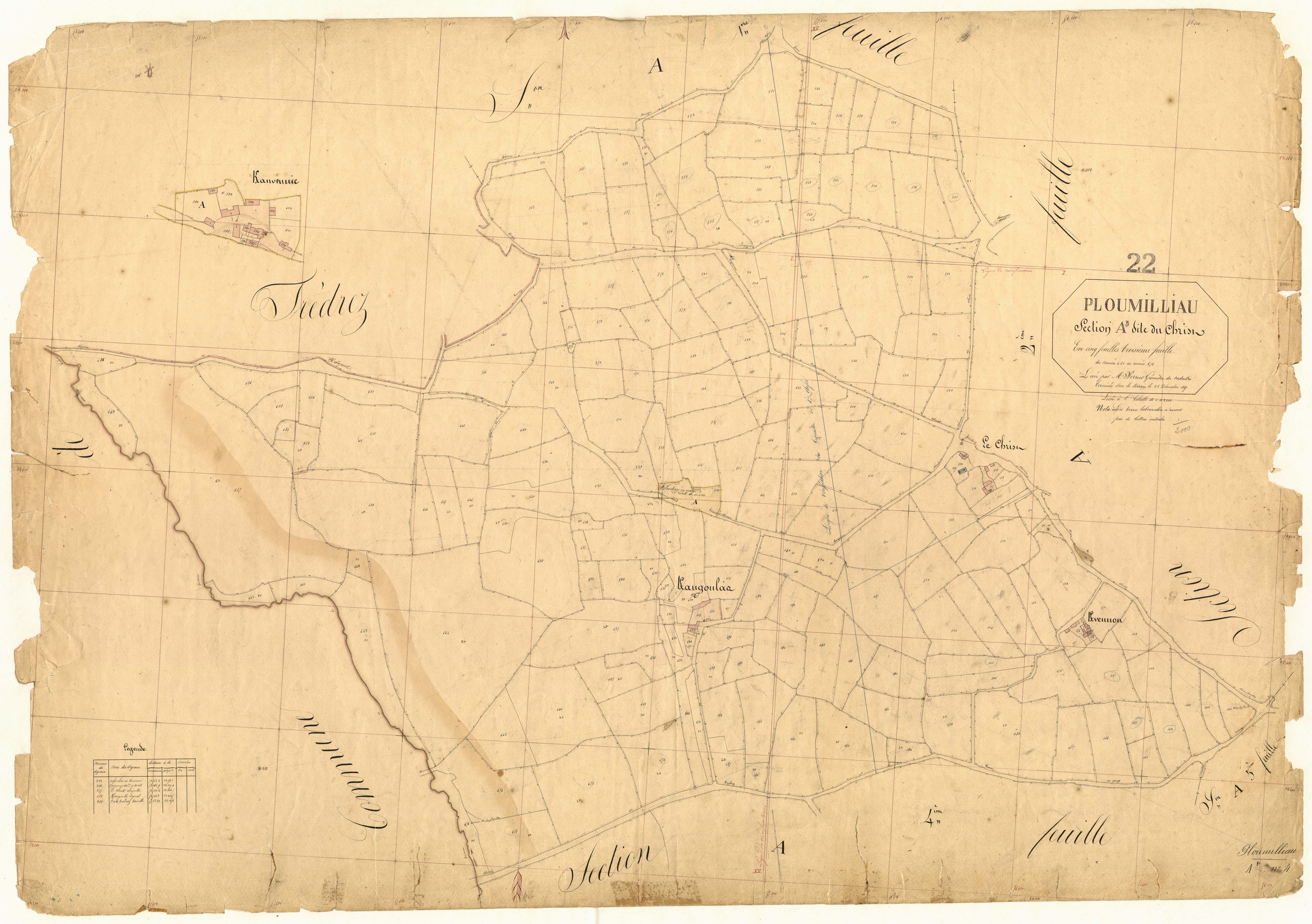 Ploumilliau - Section A, 3e feuille