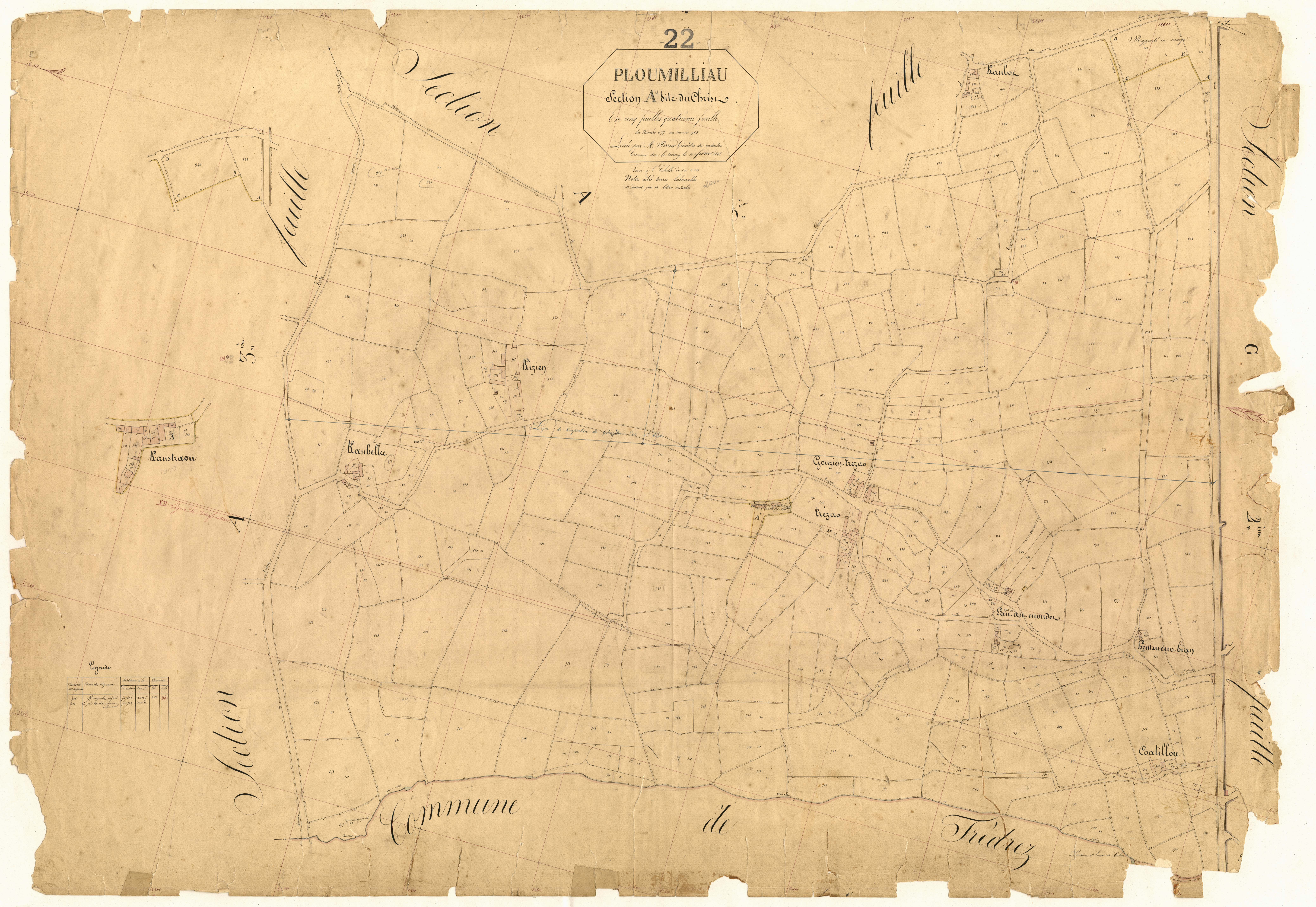 Ploumilliau - Section A, 4e feuille