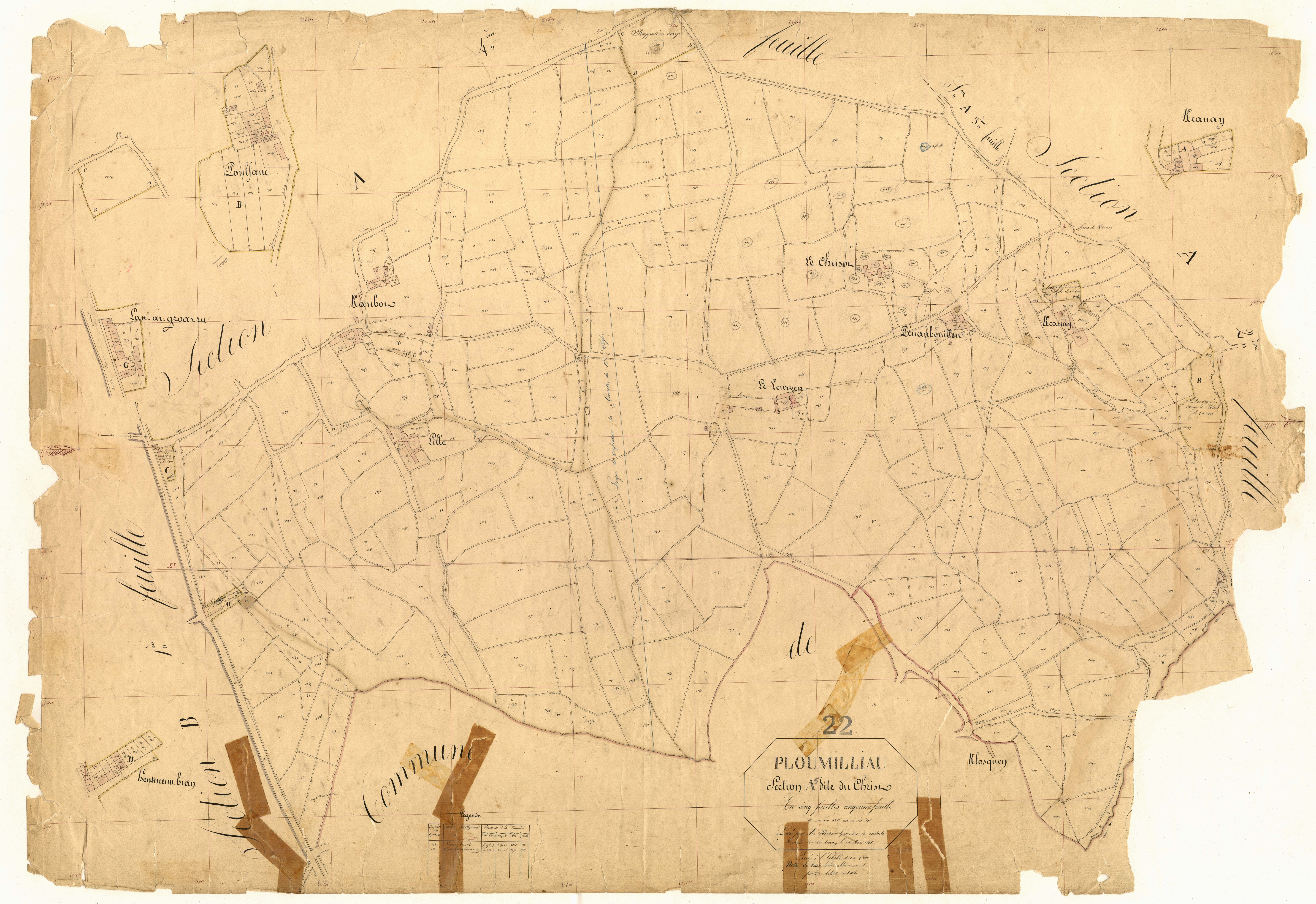 Ploumilliau - Section A, 5e feuille