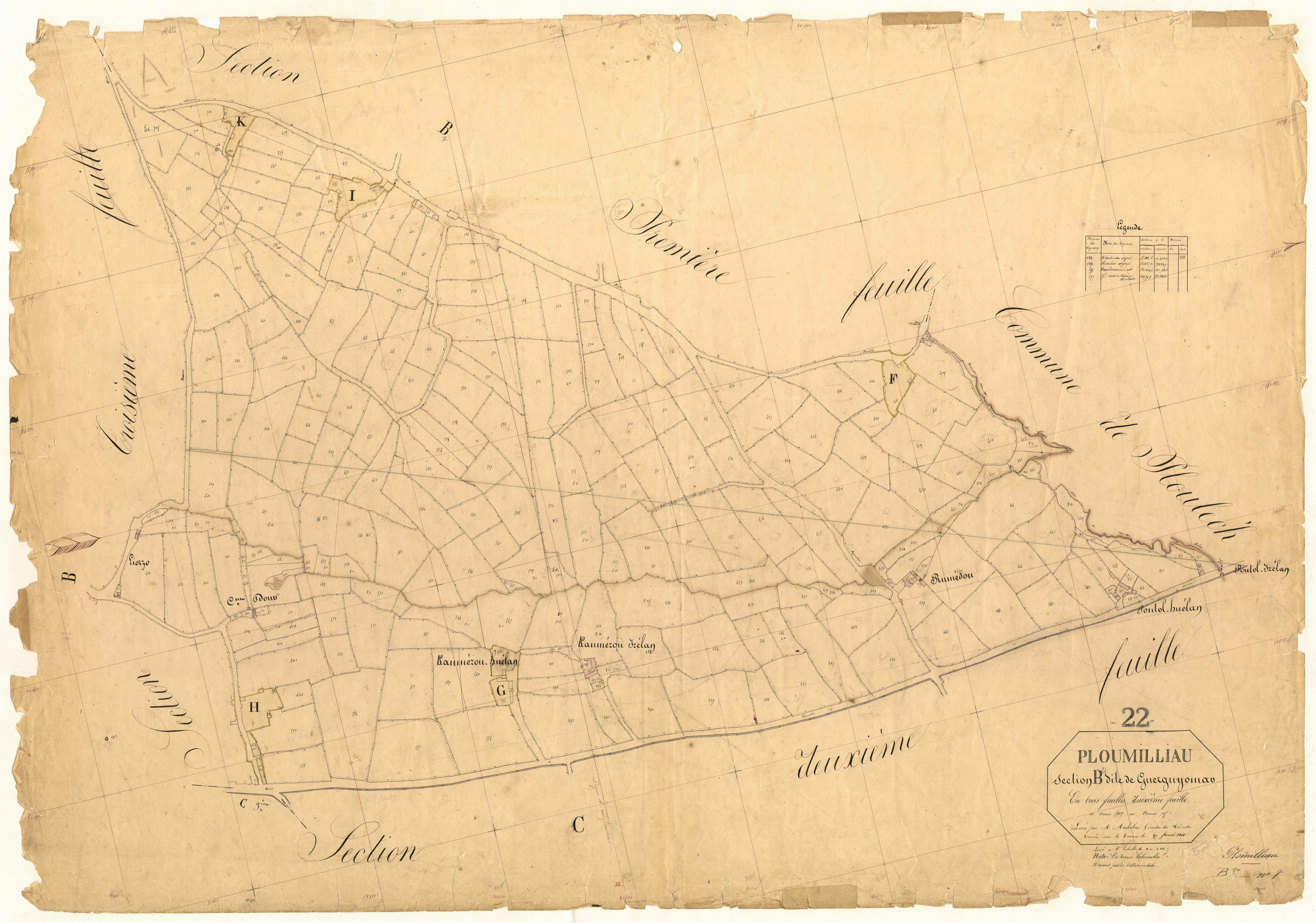 Ploumilliau - Section B, 2e feuille