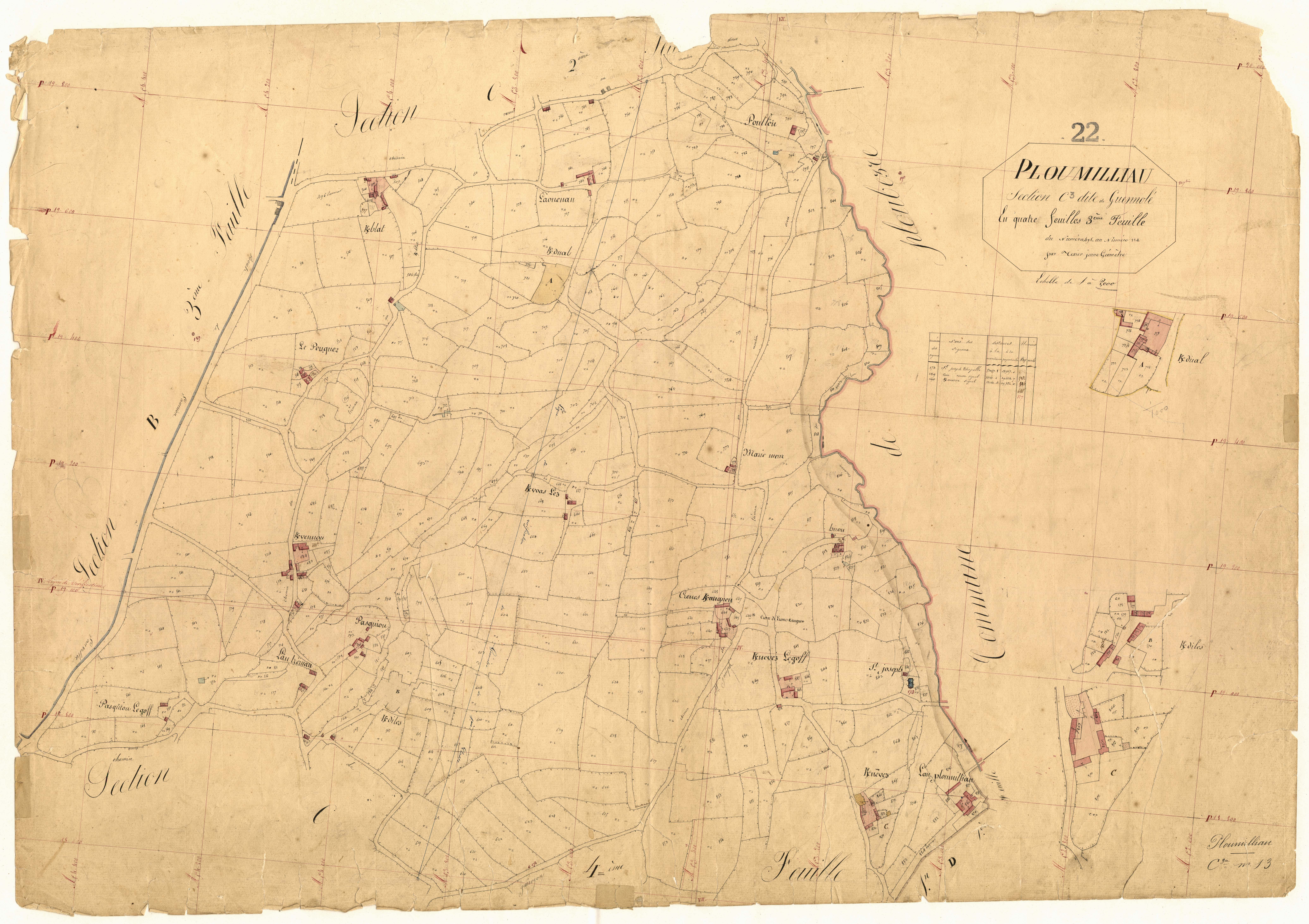 Ploumilliau - Section C, 3e feuille