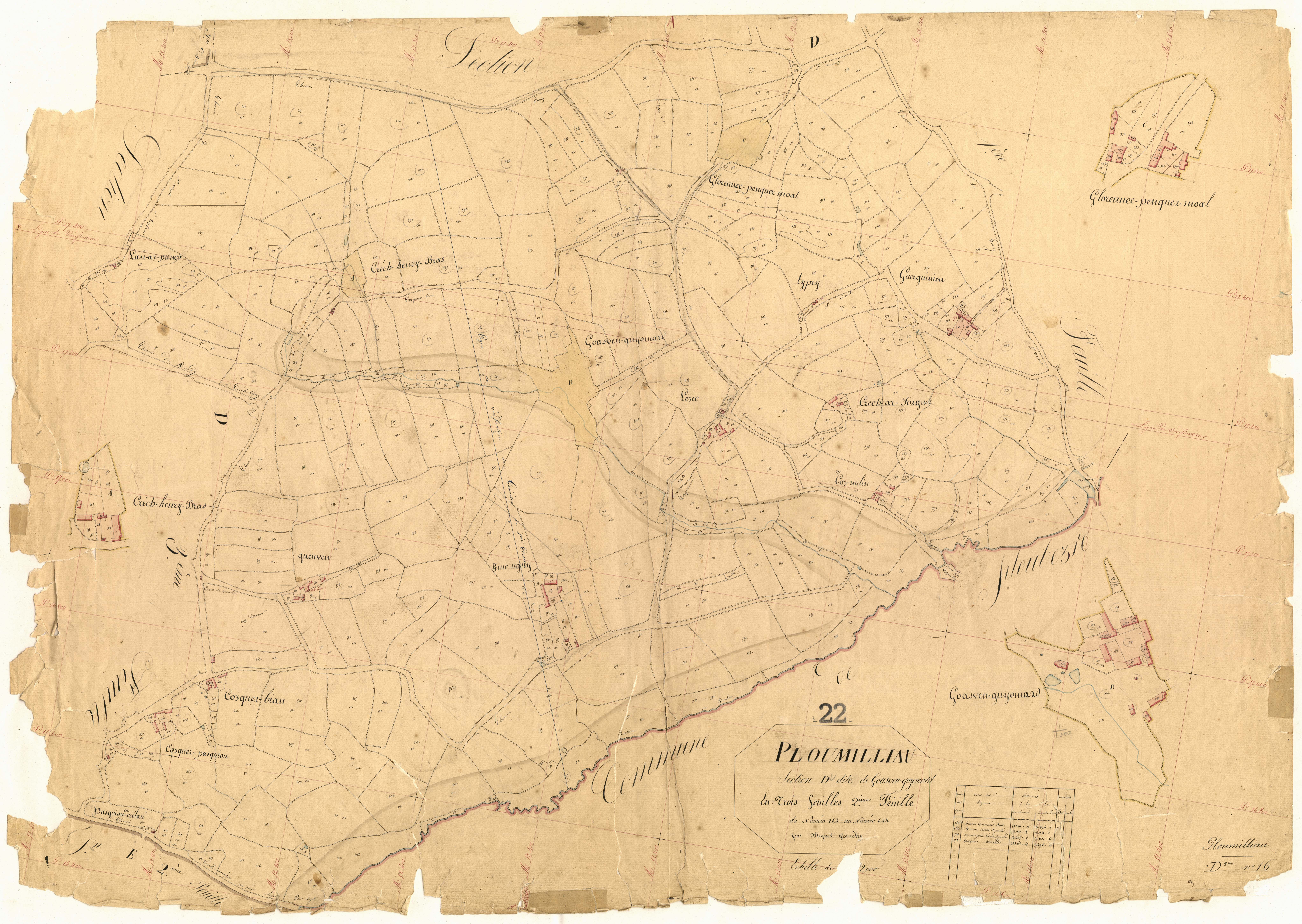 Ploumilliau - Section D, 2e feuille